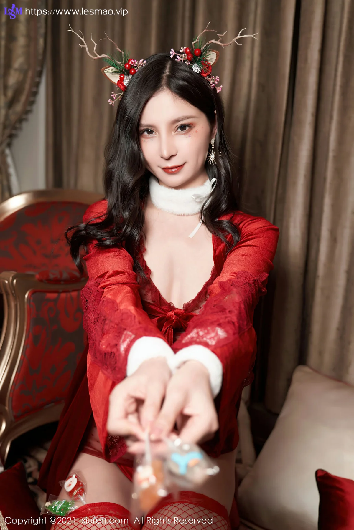 XiuRen 秀人 No.4377 透明轻纱 小蛮妖Yummy 性感写真 - 18
