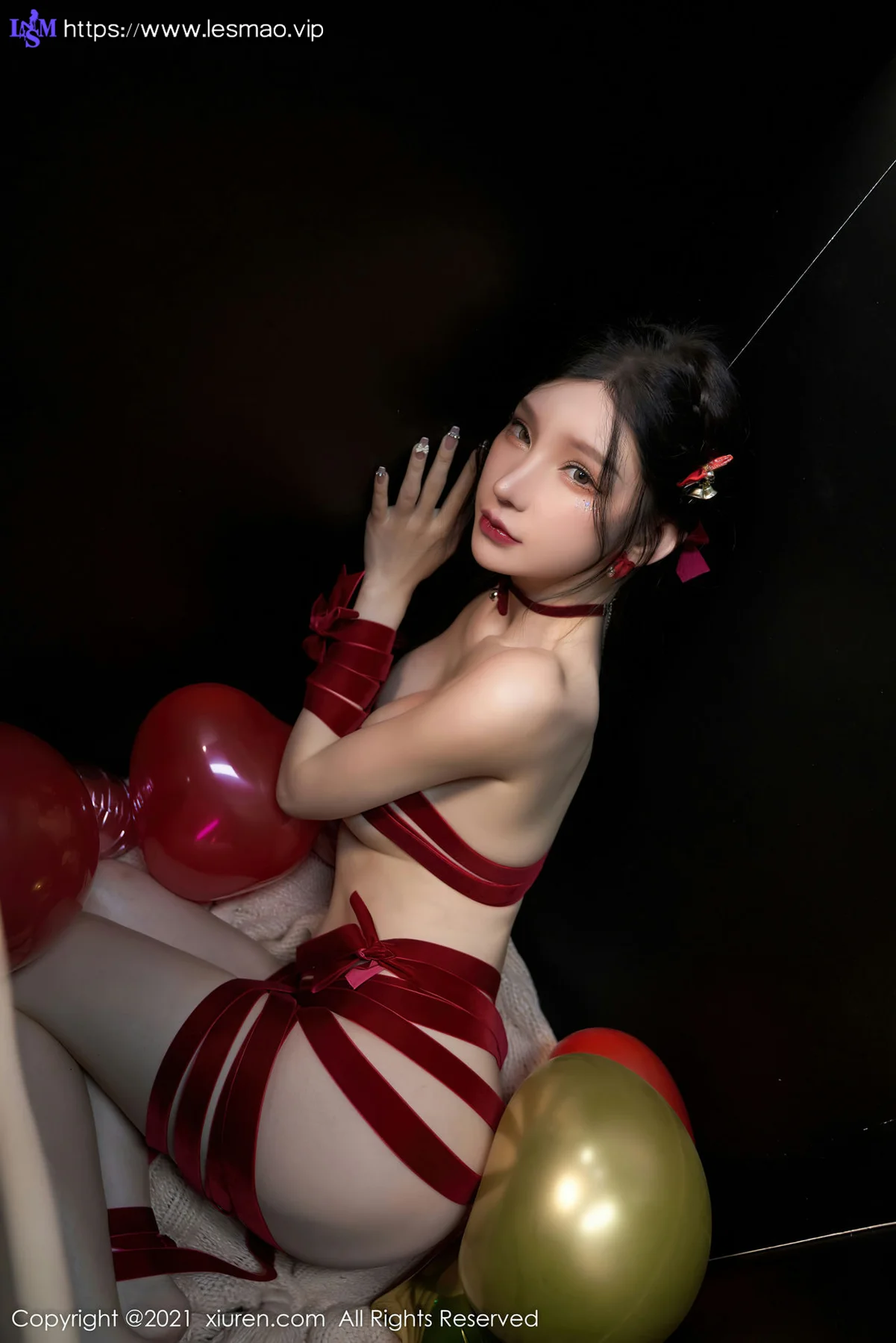 XiuRen 秀人 No.4385 红色丝带 周于希Sally 性感写真 - 12