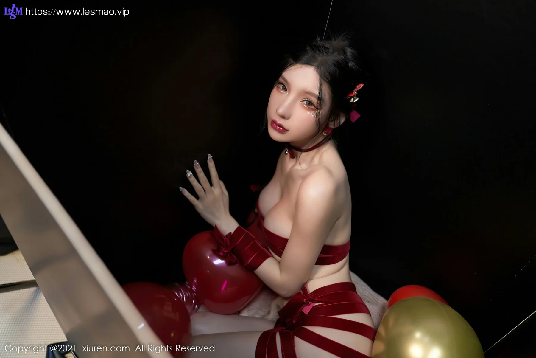 XiuRen 秀人 No.4385 红色丝带 周于希Sally 性感写真 - 13