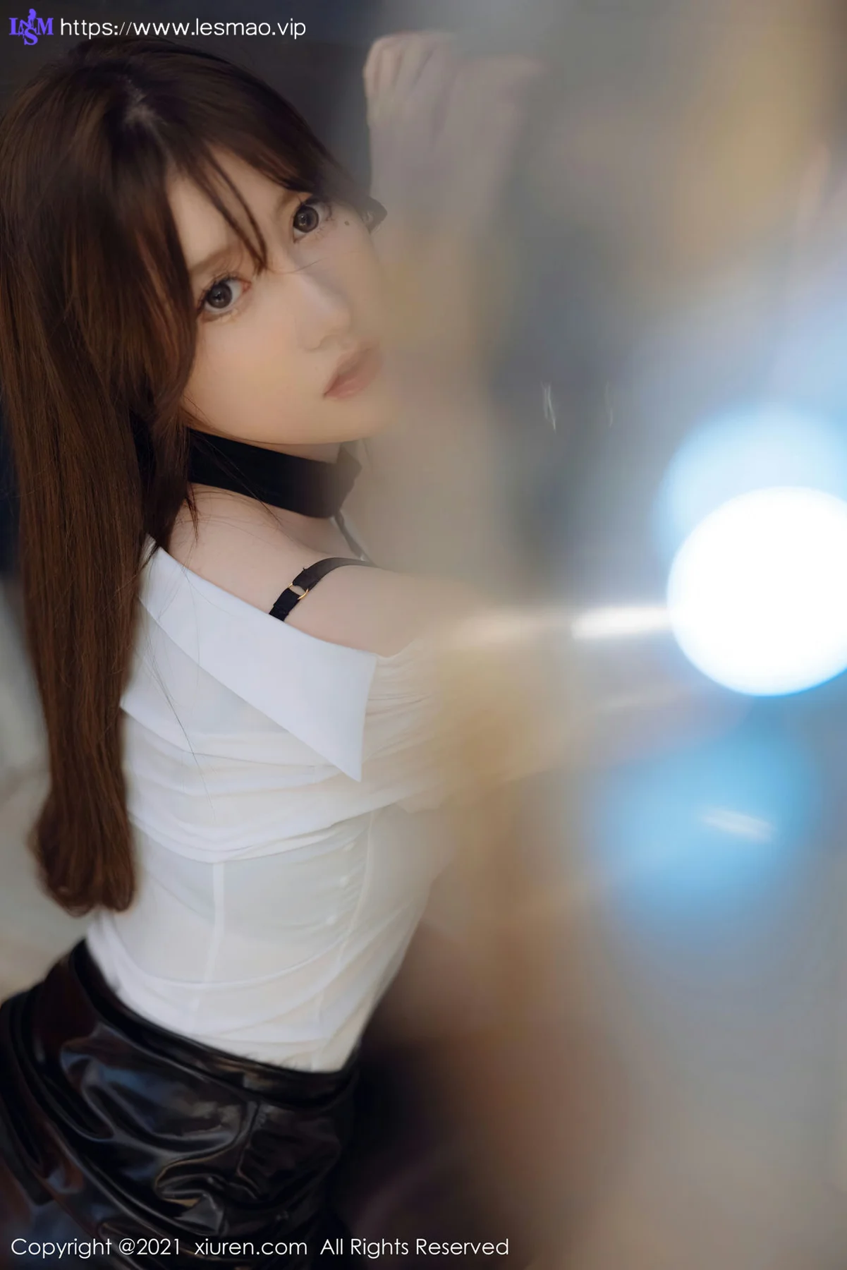 XiuRen 秀人 No.4395 黑色皮裙  美桃酱 性感写真222 - 34