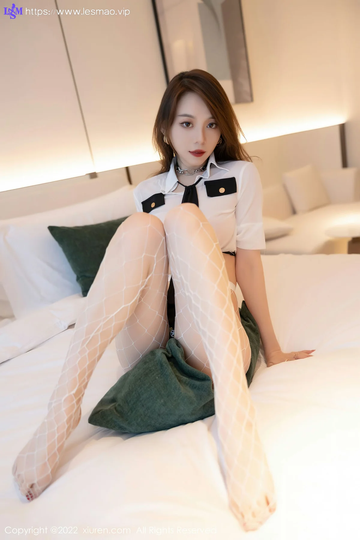 XiuRen 秀人 No.4427 制服诱惑 言沫 深圳旅拍11 - 58