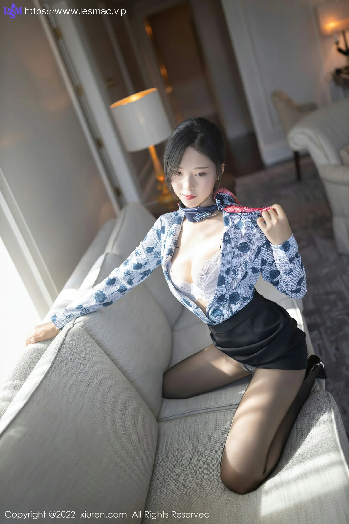 XiuRen 秀人 No.4430 新人空姐制服 抖娘利世 第一套写真111 - 36