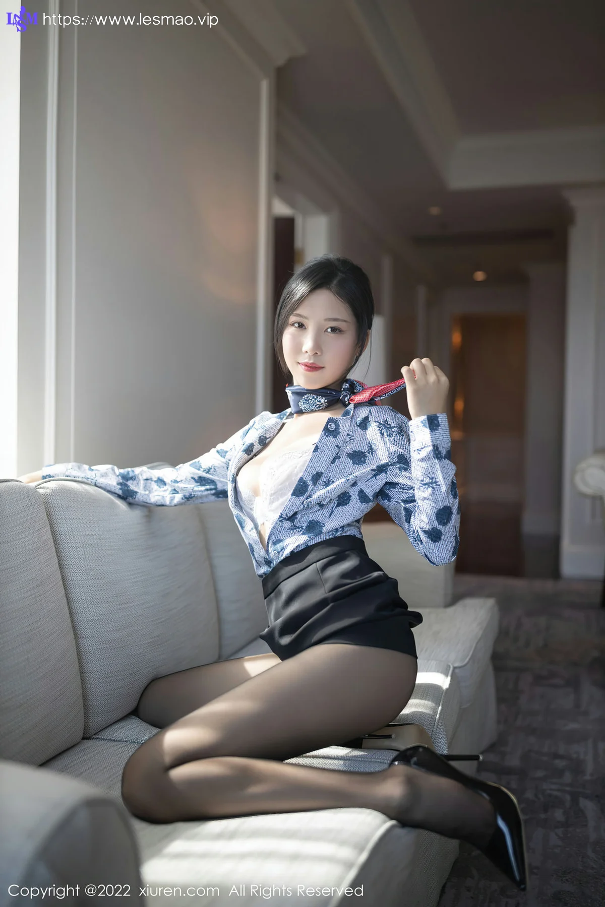 XiuRen 秀人 No.4430 新人空姐制服 抖娘利世 第一套写真111 - 38