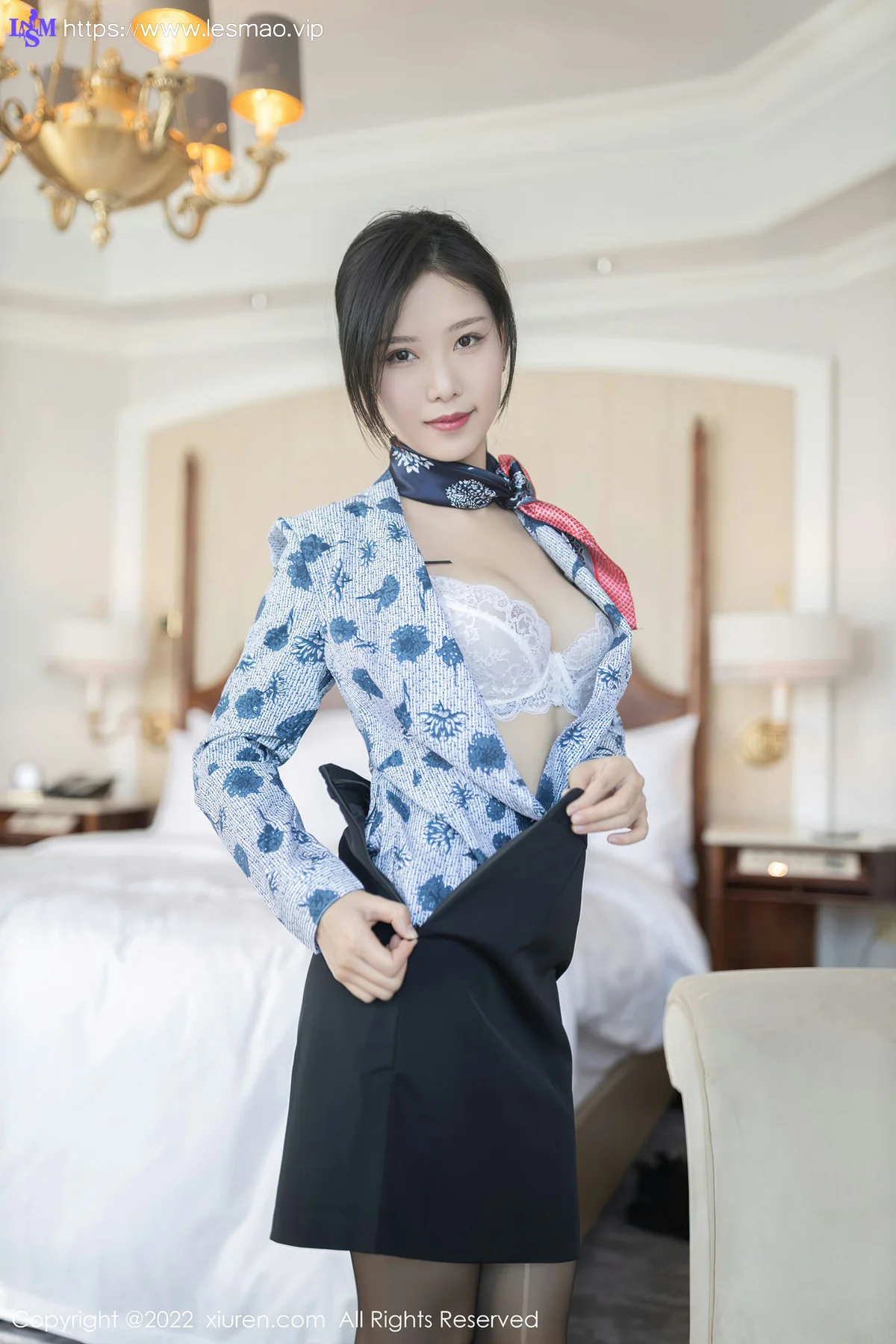 XiuRen 秀人 No.4430 新人空姐制服 抖娘利世 第一套写真111 - 45