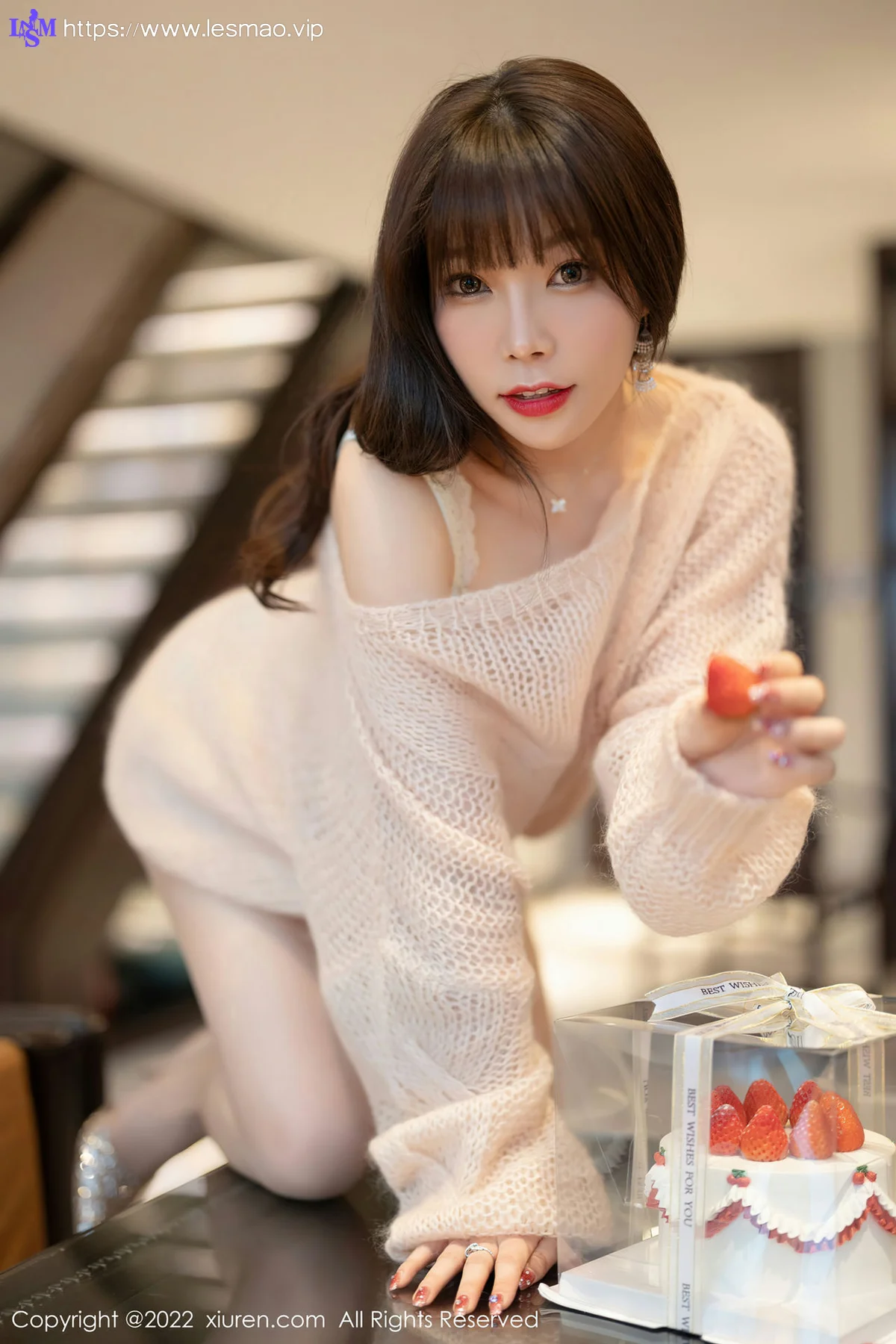 XiuRen 秀人 No.4435 淡黄色毛衣 芝芝Booty 性感写真22 - 17