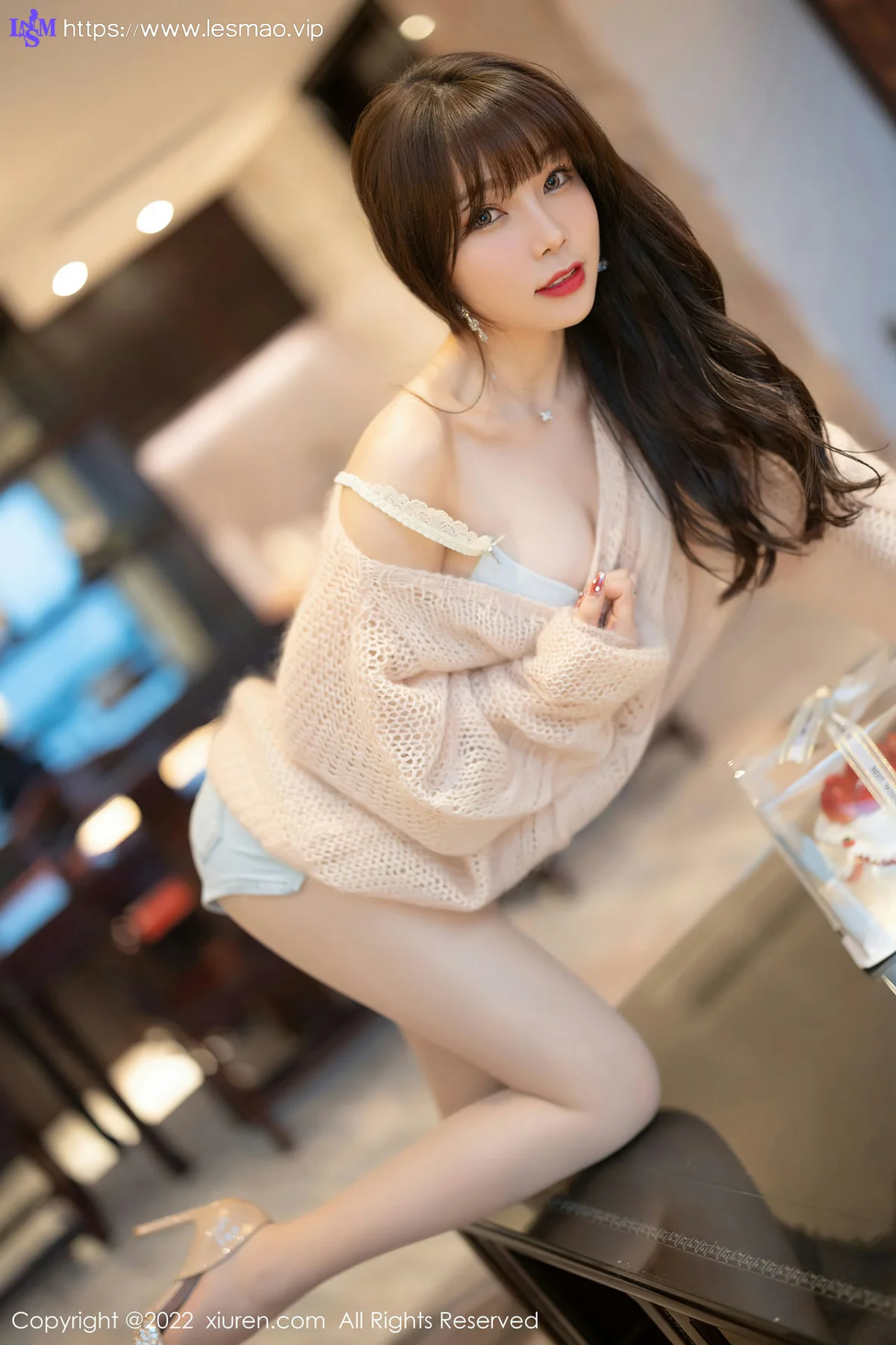 XiuRen 秀人 No.4435 淡黄色毛衣 芝芝Booty 性感写真22 - 19