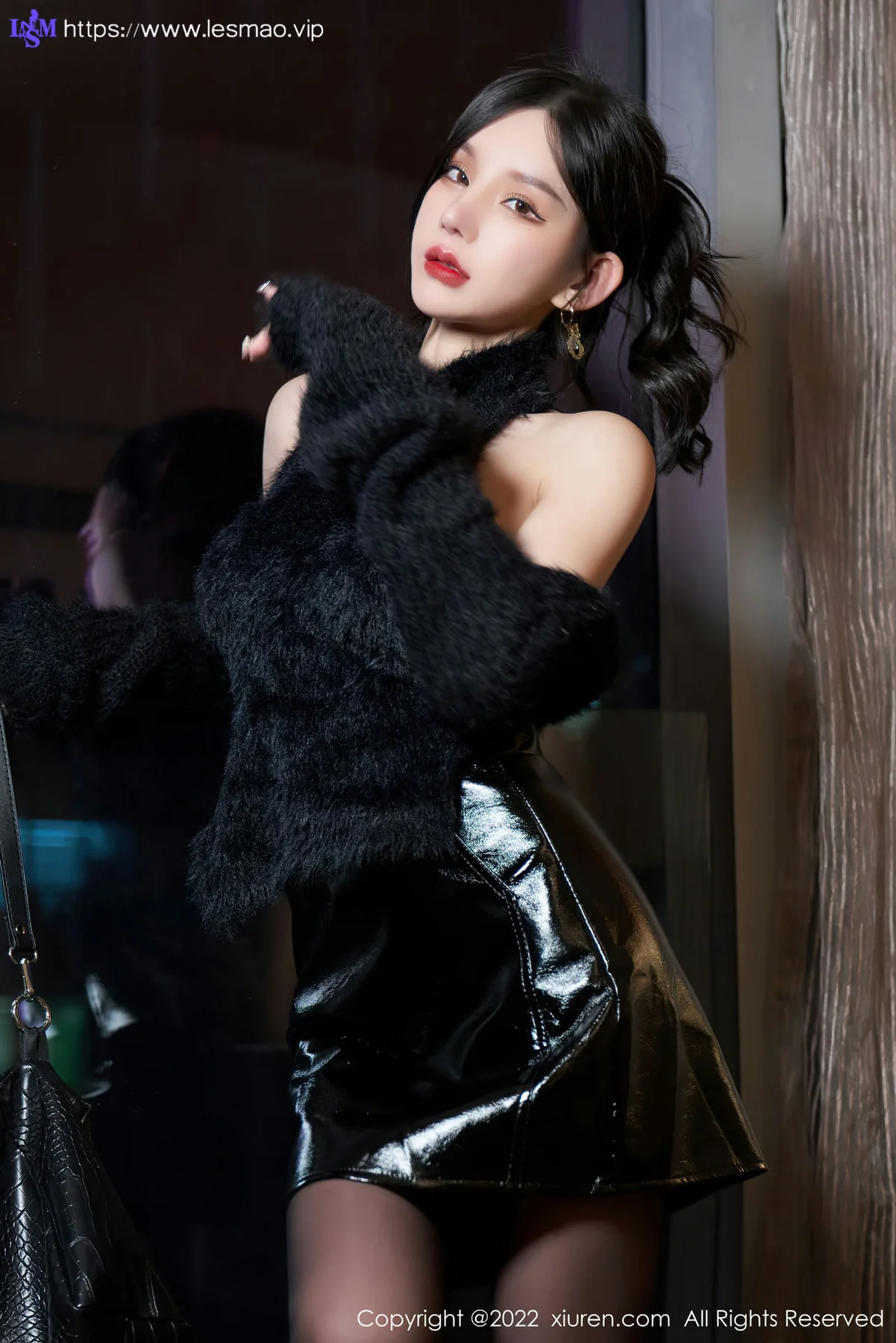 XiuRen 秀人 No.4437 黑色皮裙 周于希Sally 性感写真111 - 18