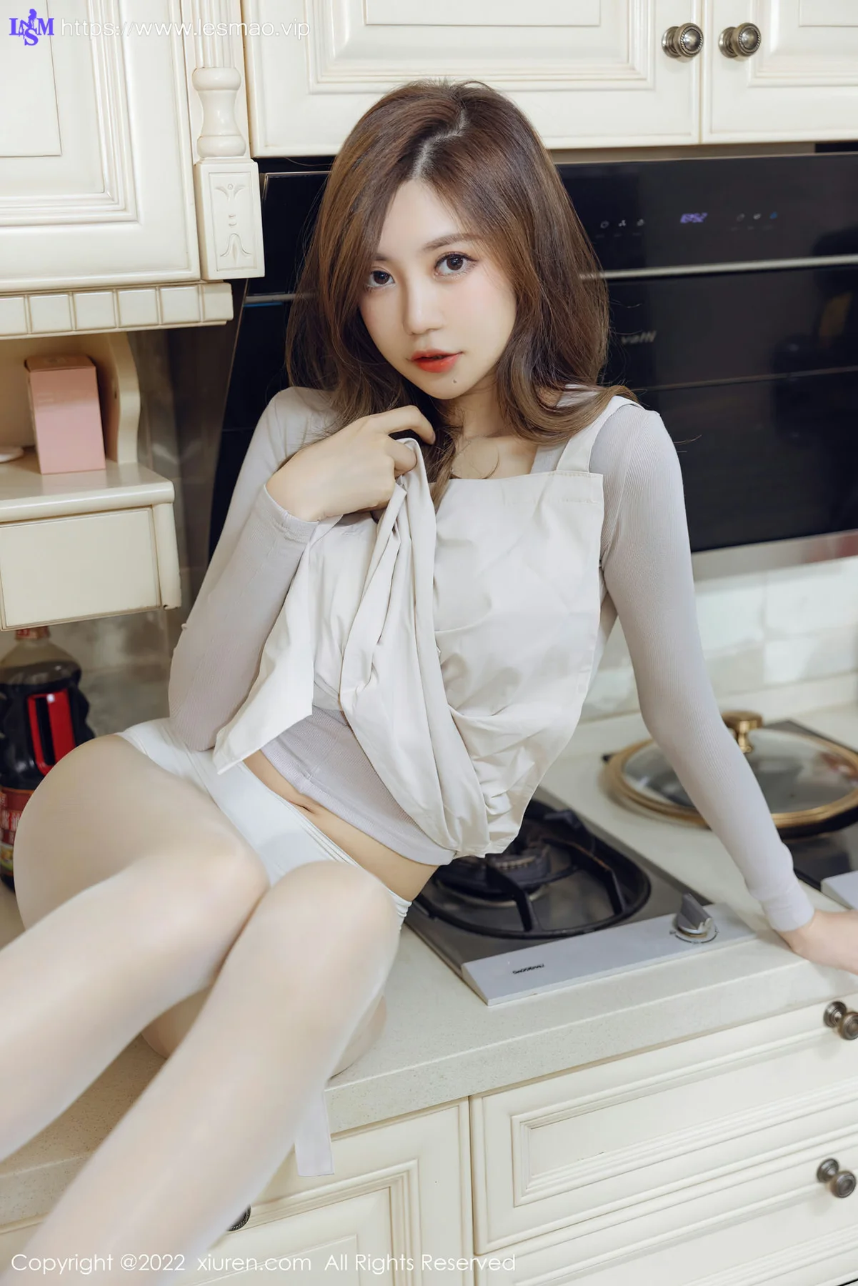 XiuRen 秀人 No.4438 厨娘上岗角色扮演 绮里嘉ula 性感写真111 - 31