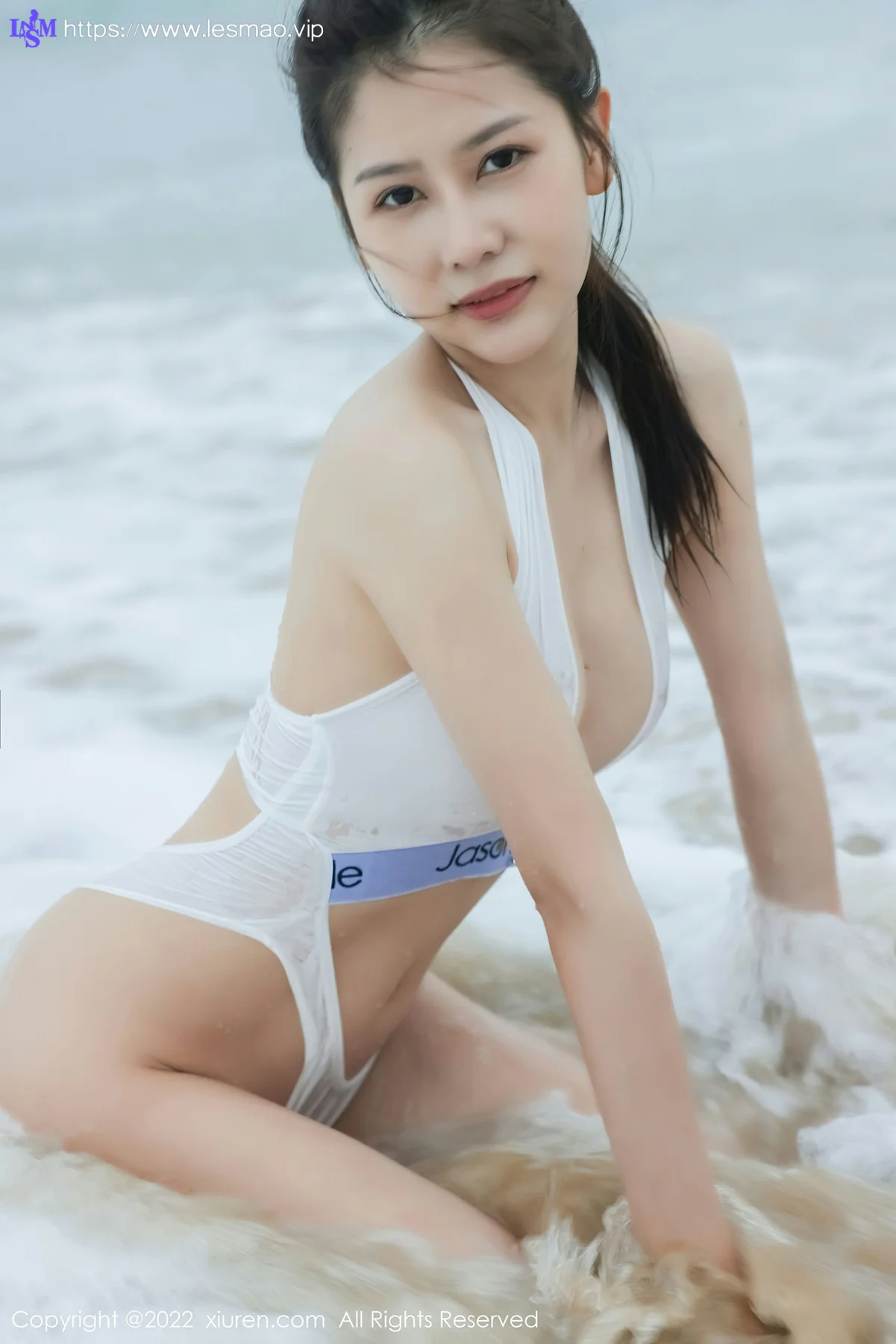 XiuRen 秀人 No.4448 户外沙滩透视连体衣 尹甜甜 三亚旅拍3 - 41