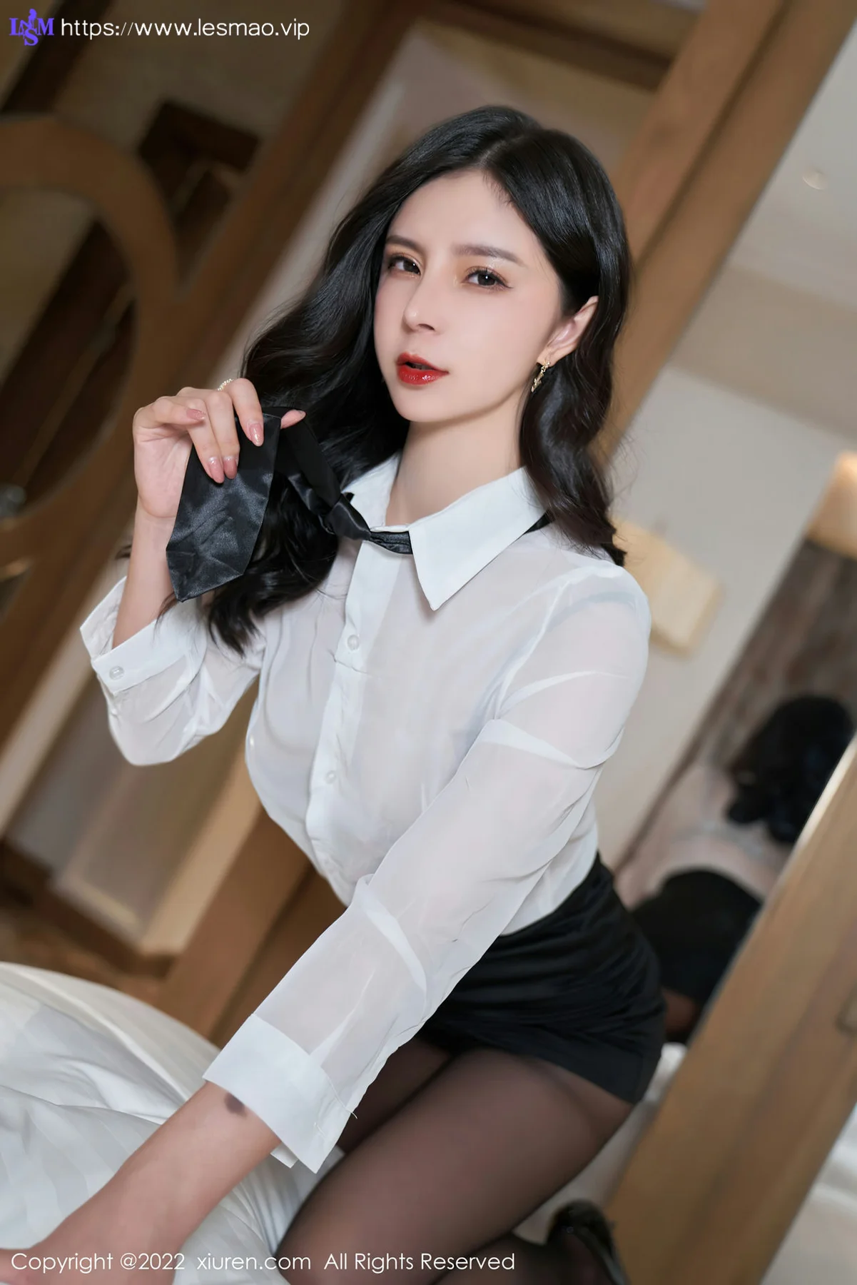 XiuRen 秀人 No.4459 白T透明轻纱 小蛮妖Yummy 性感写真3 - 16