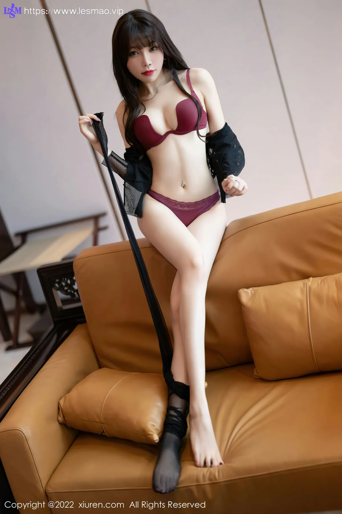 XiuRen 秀人 No.4462 轻透黑色网纱 芝芝Booty 性感写真1 - 75