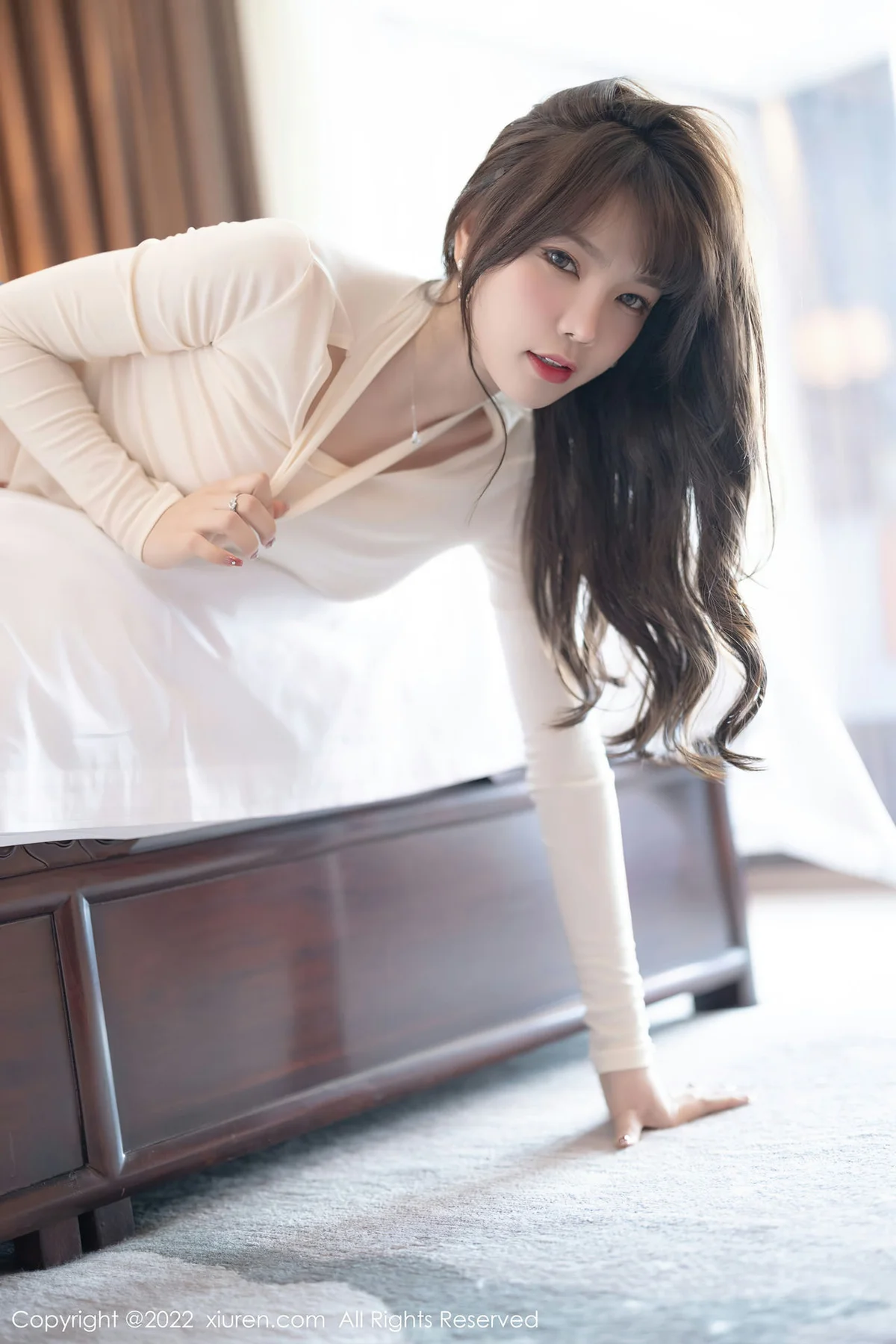 XiuRen 秀人 No.4474 黄色蕾丝内衣 芝芝Booty 性感写真1 - 79