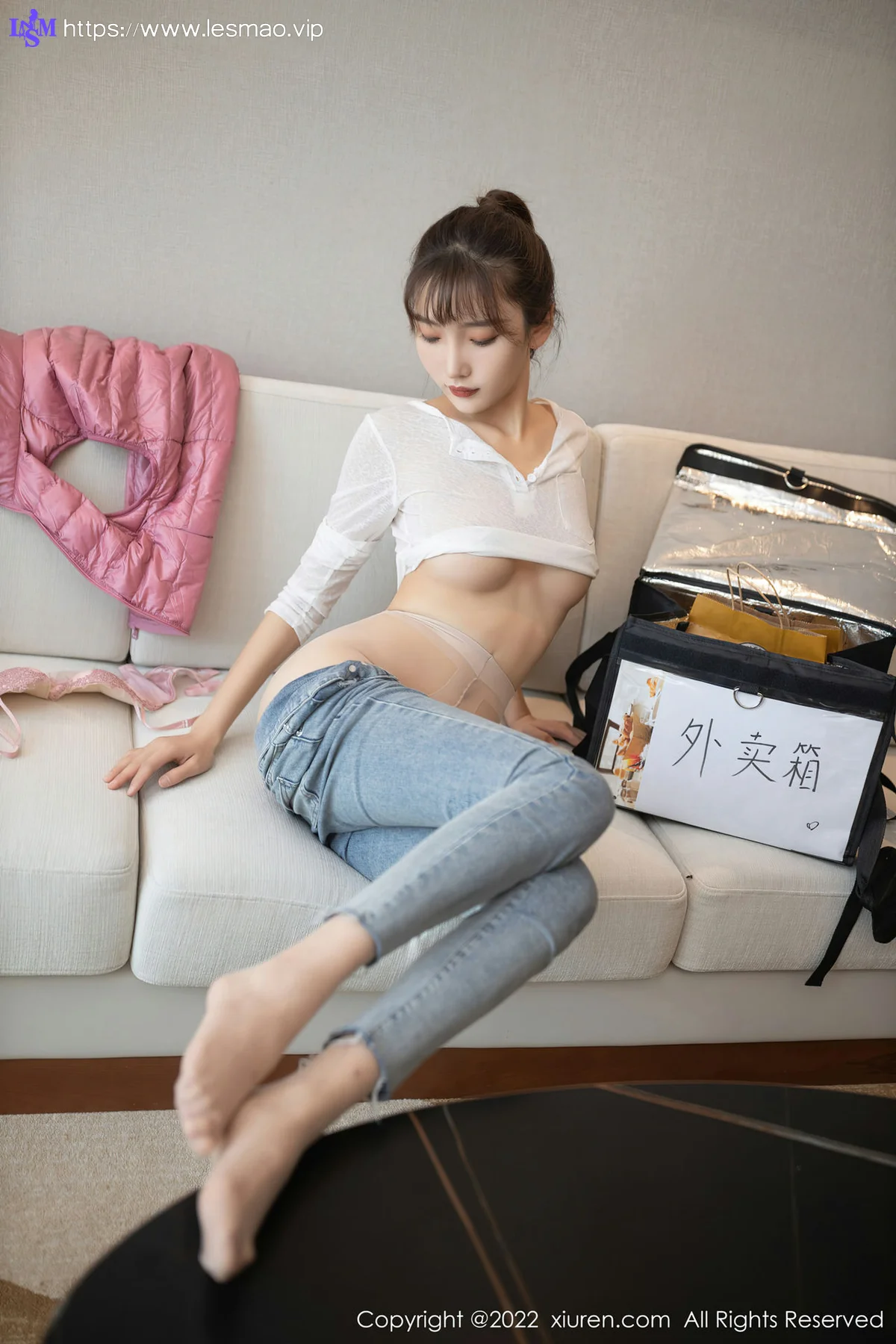 XiuRen 秀人 No.4493 外卖配送员角色扮演 陆萱萱 性感写真1 - 33