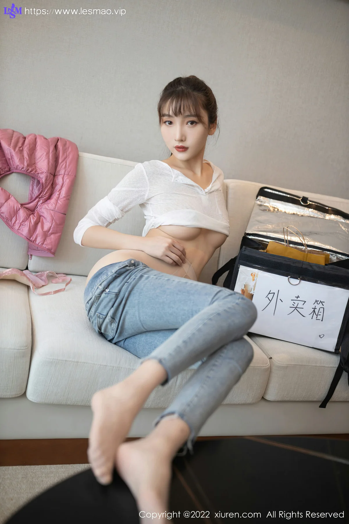 XiuRen 秀人 No.4493 外卖配送员角色扮演 陆萱萱 性感写真1 - 34