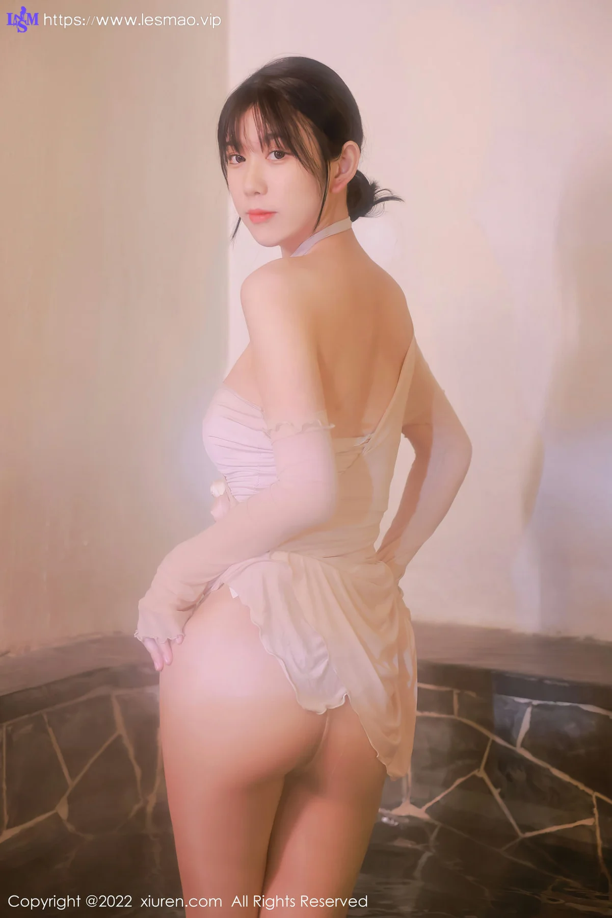 XiuRen 秀人 No.4503 温泉户外主题 李雅柔182CM 性感写真3 - 19