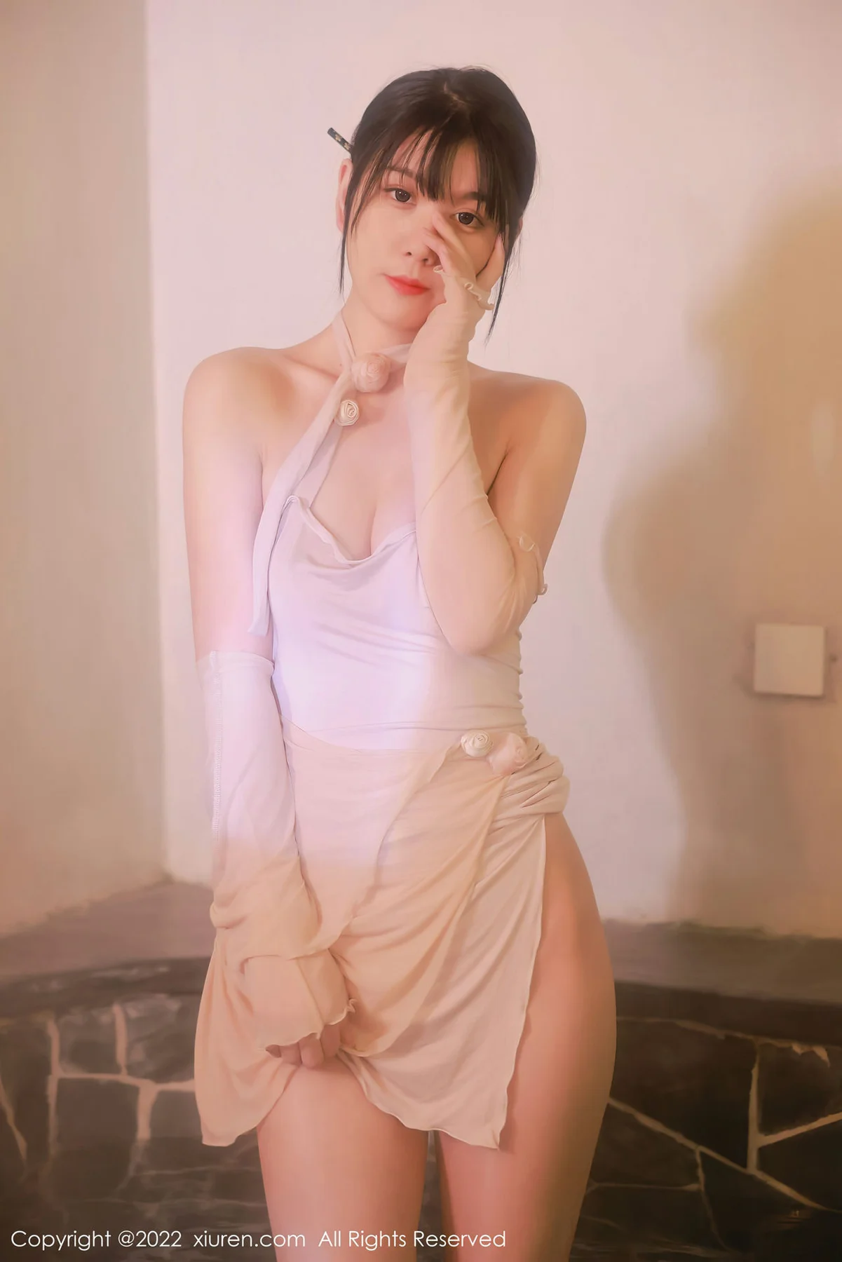 XiuRen 秀人 No.4503 温泉户外主题 李雅柔182CM 性感写真3 - 24