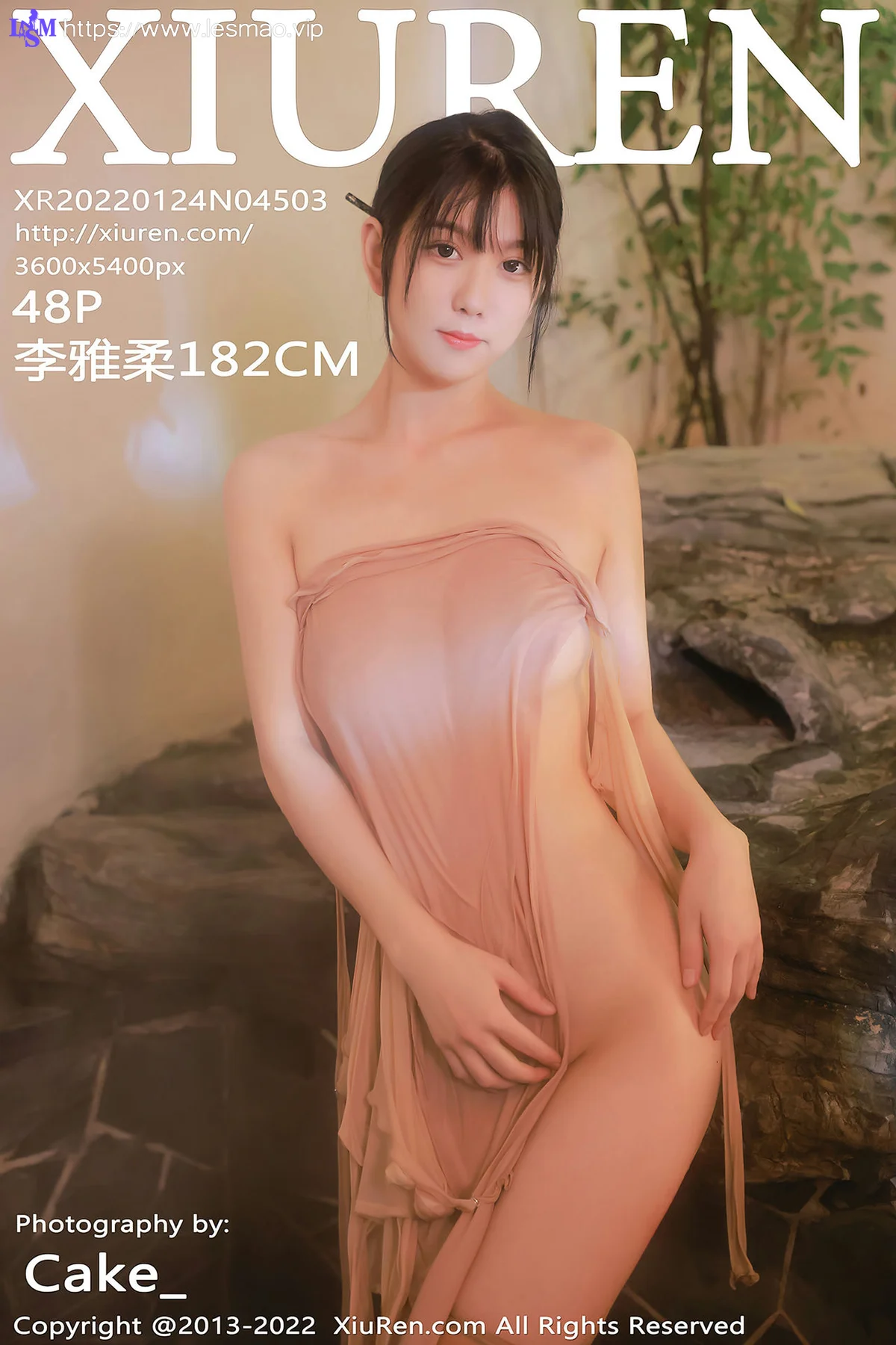 XiuRen 秀人 No.4503 温泉户外主题 李雅柔182CM 性感写真3 - 49