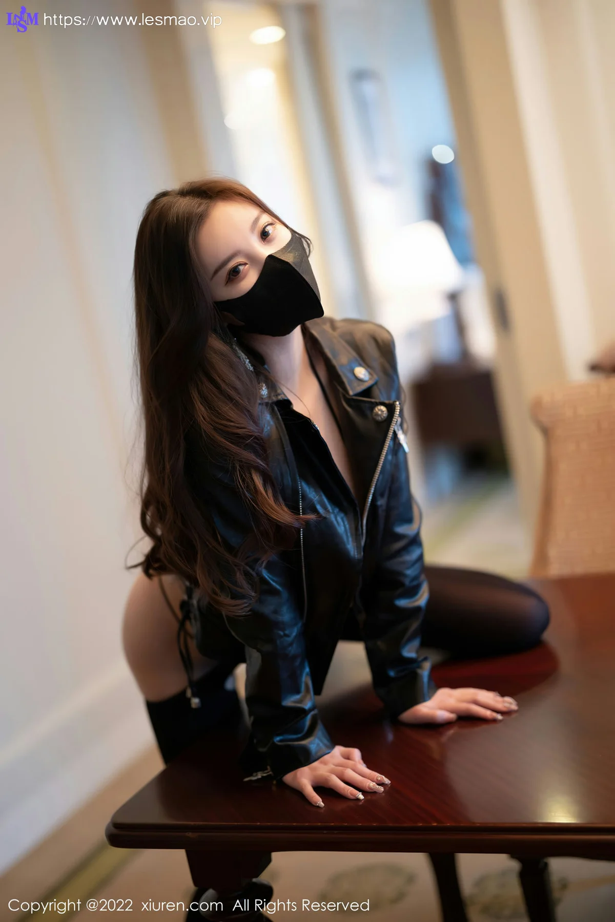 XiuRen 秀人 No.4505 黑色皮衣 杨晨晨Yome 私房写真111 - 14
