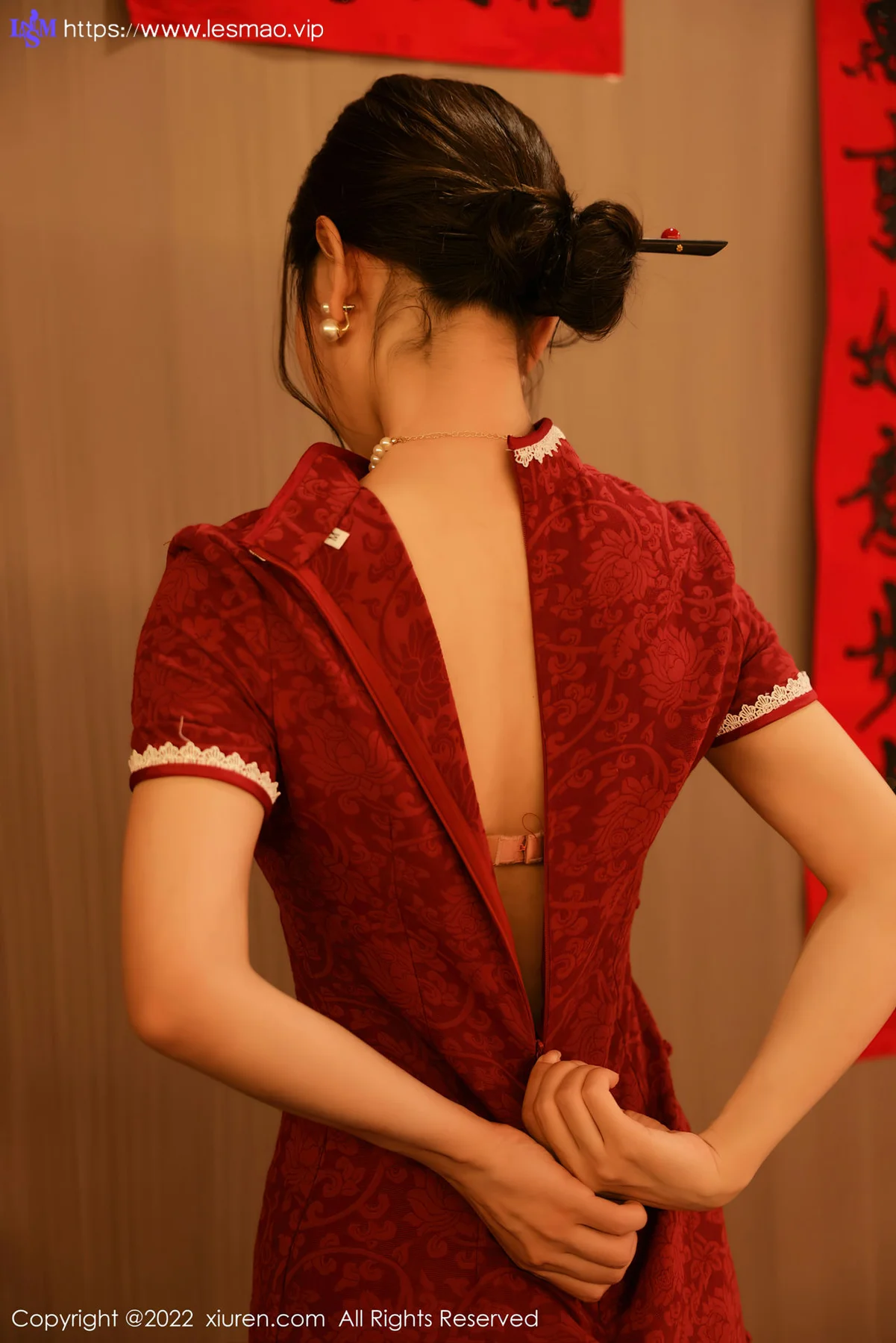 XiuRen 秀人 No.4508 韵味旗袍 尹甜甜 性感写真1 - 12