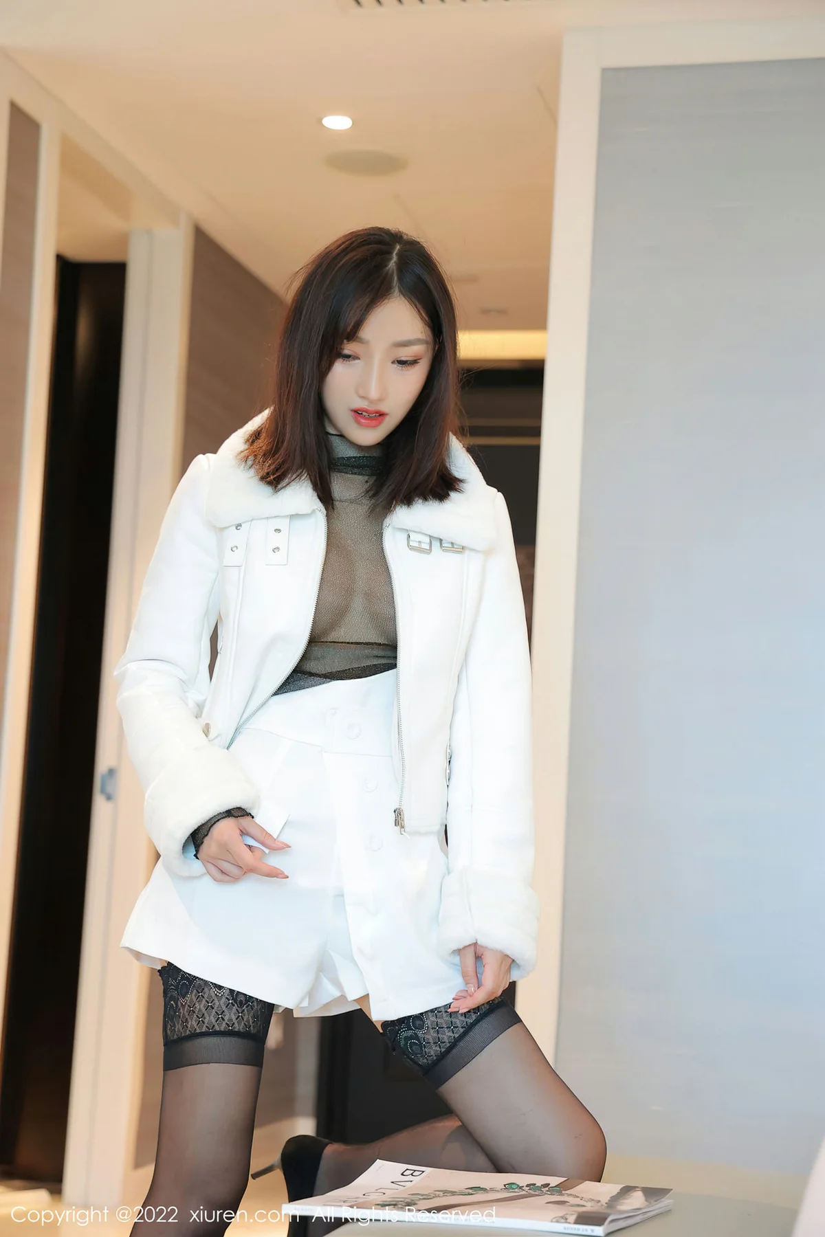 XiuRen 秀人 No.4518 轻纱透明上衣 西门小玉 性感写真 - 22
