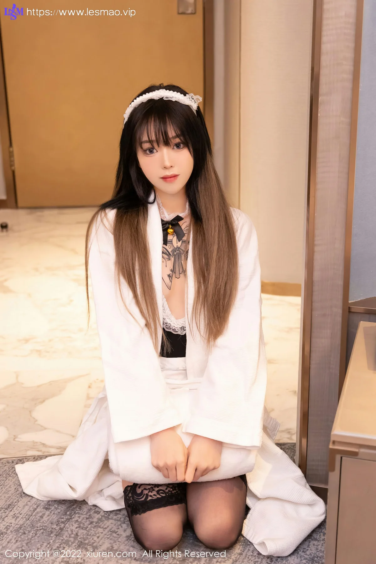 XiuRen 秀人 No.4535 可爱女仆 奶瓶. 性感写真1 - 5