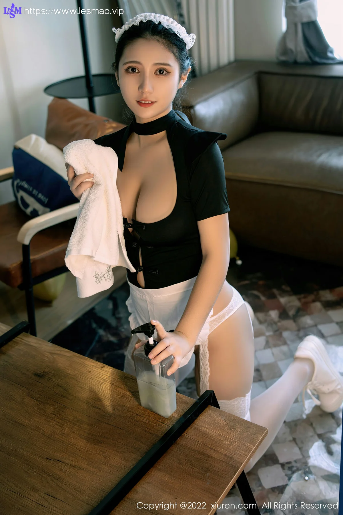 XiuRen 秀人 No.4554 小女仆美模 久久Aimee 22年第一弹写真22 - 13