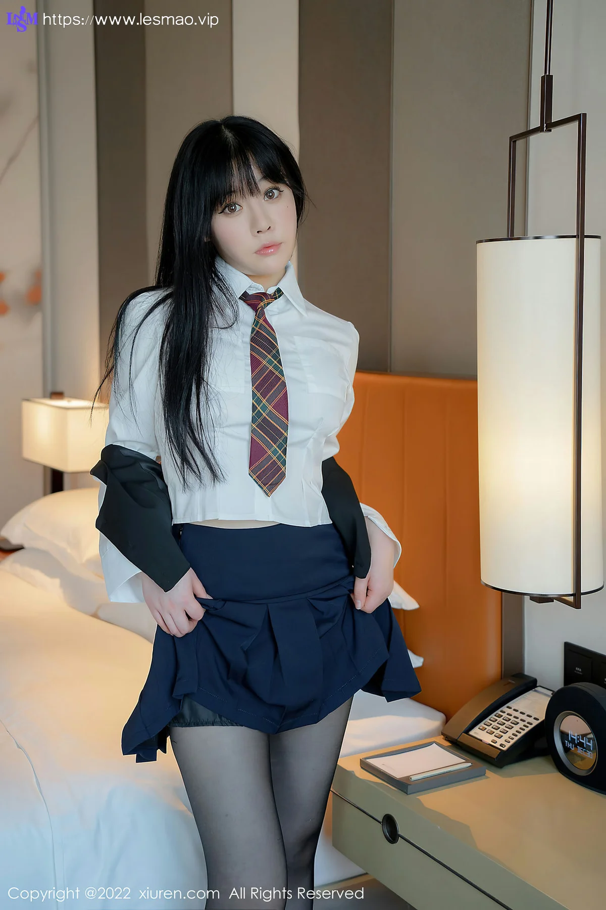 XiuRen 秀人 No.4558 诱人黑丝 徐媛媛 性感写真 - 9