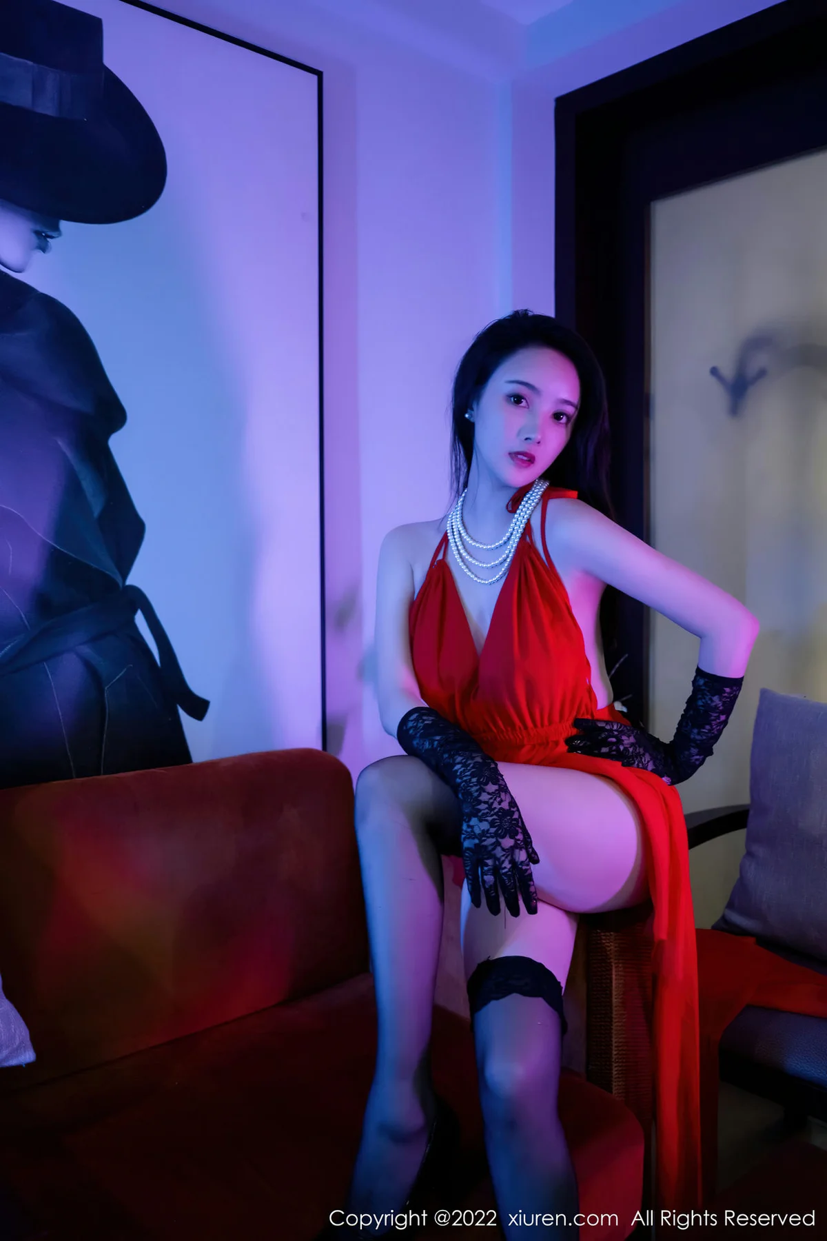 XiuRen 秀人 No.4571 红色连衣长裙 summer宝宝 性感写真3 - 45