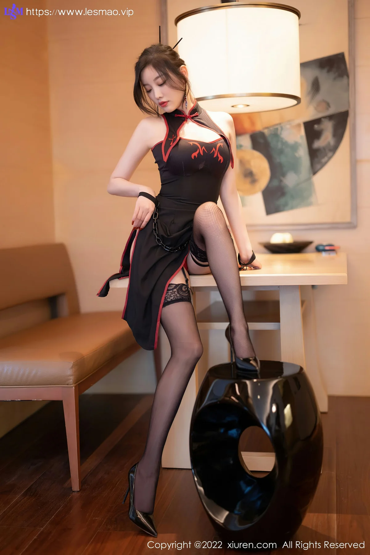 XiuRen 秀人 No.4587 短款旗袍 杨晨晨Yome 私房写真 - 30