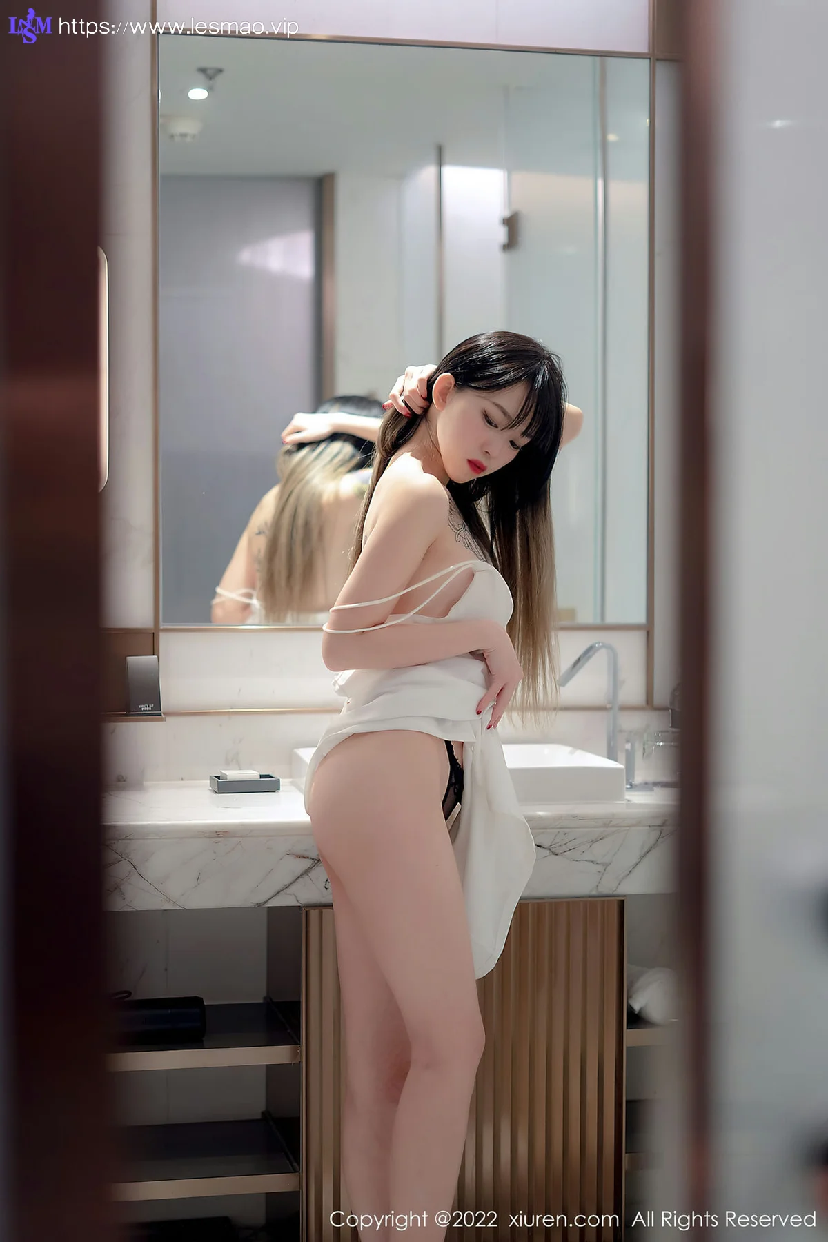 XiuRen 秀人 No.4611 轻透薄纱吊带 奶瓶. 性感写真3 - 36