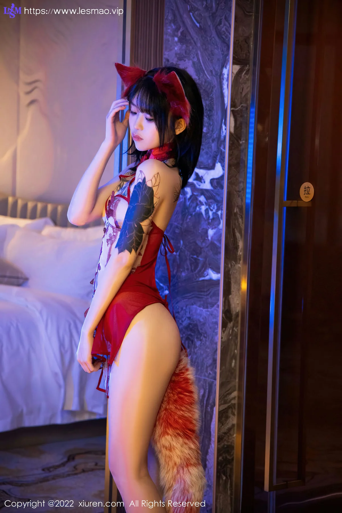 XiuRen 秀人 No.4634 红色轻透服饰 奶瓶. 性感写真1 - 28