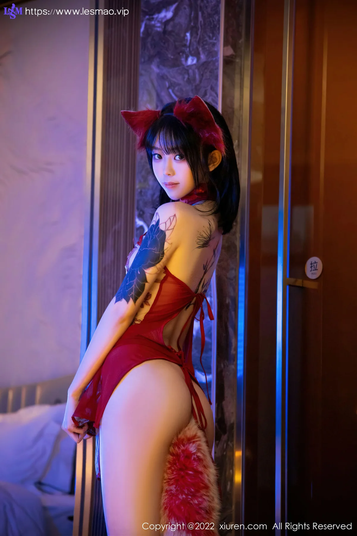 XiuRen 秀人 No.4634 红色轻透服饰 奶瓶. 性感写真1 - 31