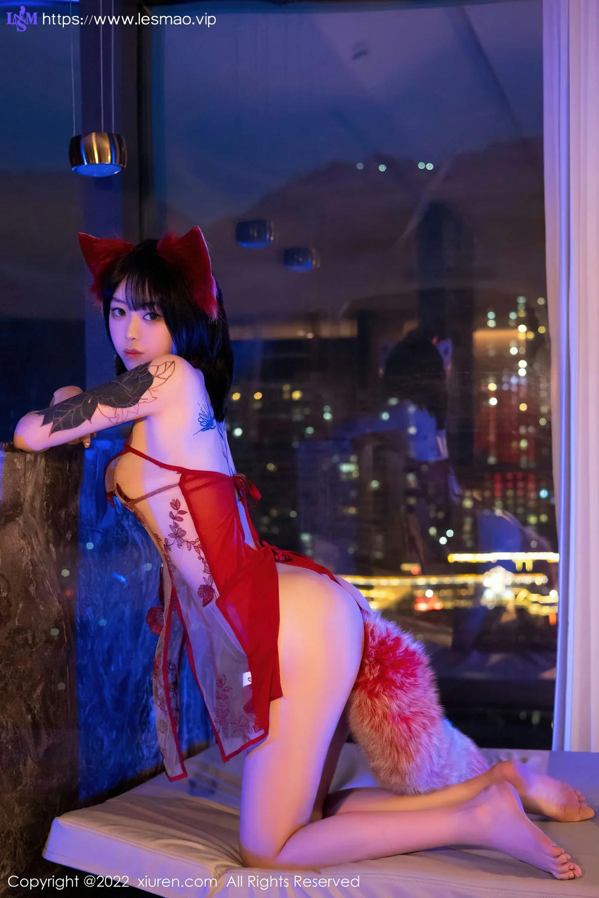 XiuRen 秀人 No.4634 红色轻透服饰 奶瓶. 性感写真1 - 44
