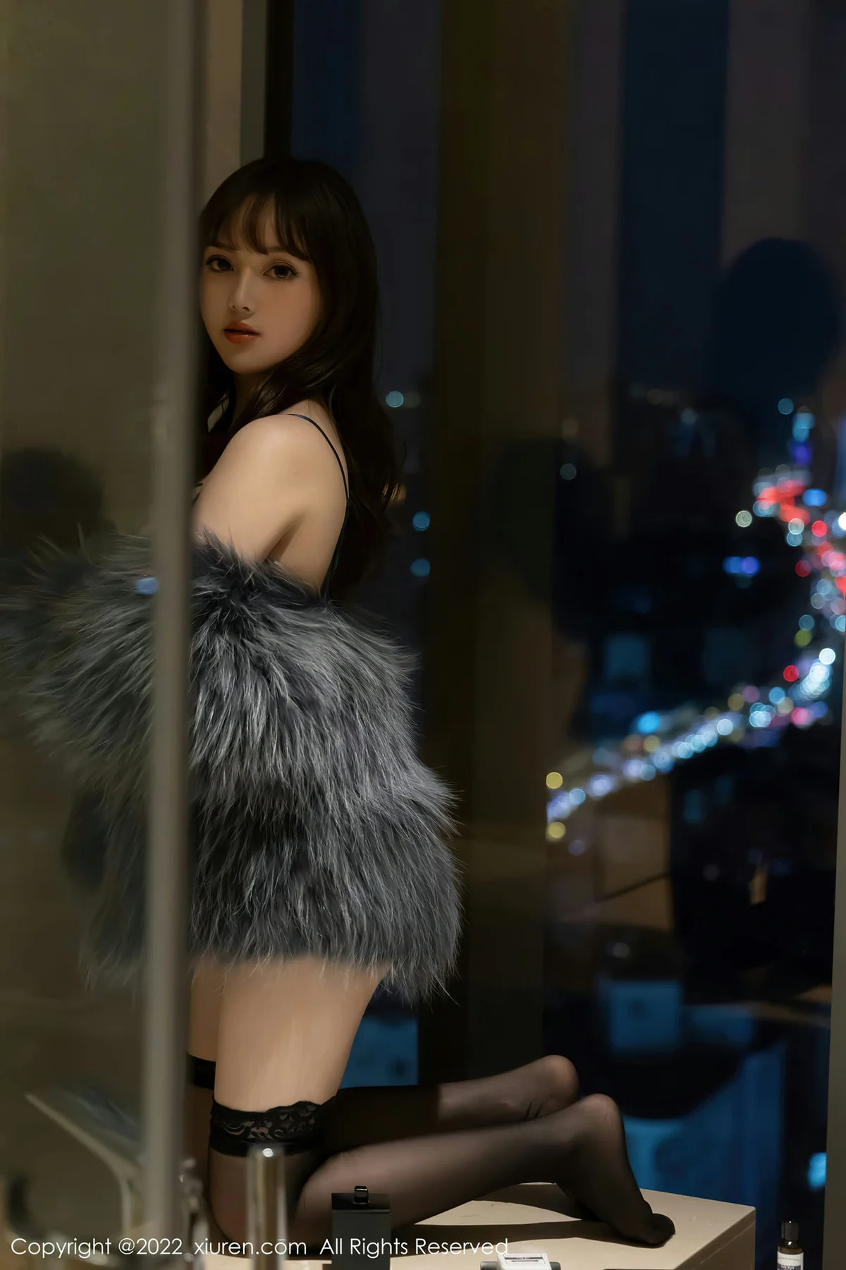 XiuRen 秀人 No.4644 诱人黑丝 豆瓣酱 性感写真1 - 32