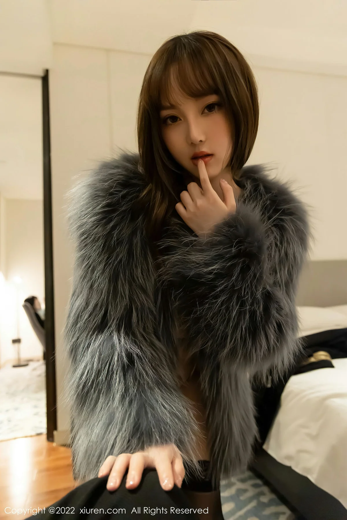 XiuRen 秀人 No.4644 诱人黑丝 豆瓣酱 性感写真1 - 56