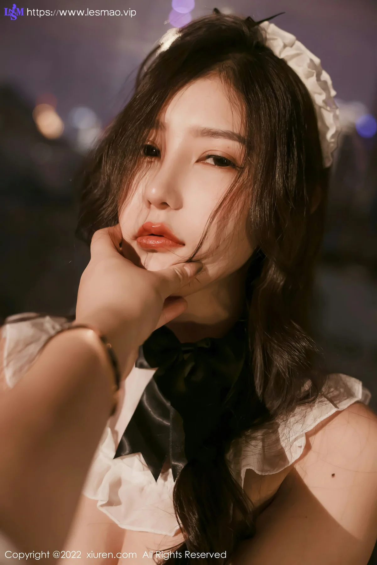 XiuRen 秀人 No.4650 黑色女仆装 尹甜甜 性感写真33 - 37