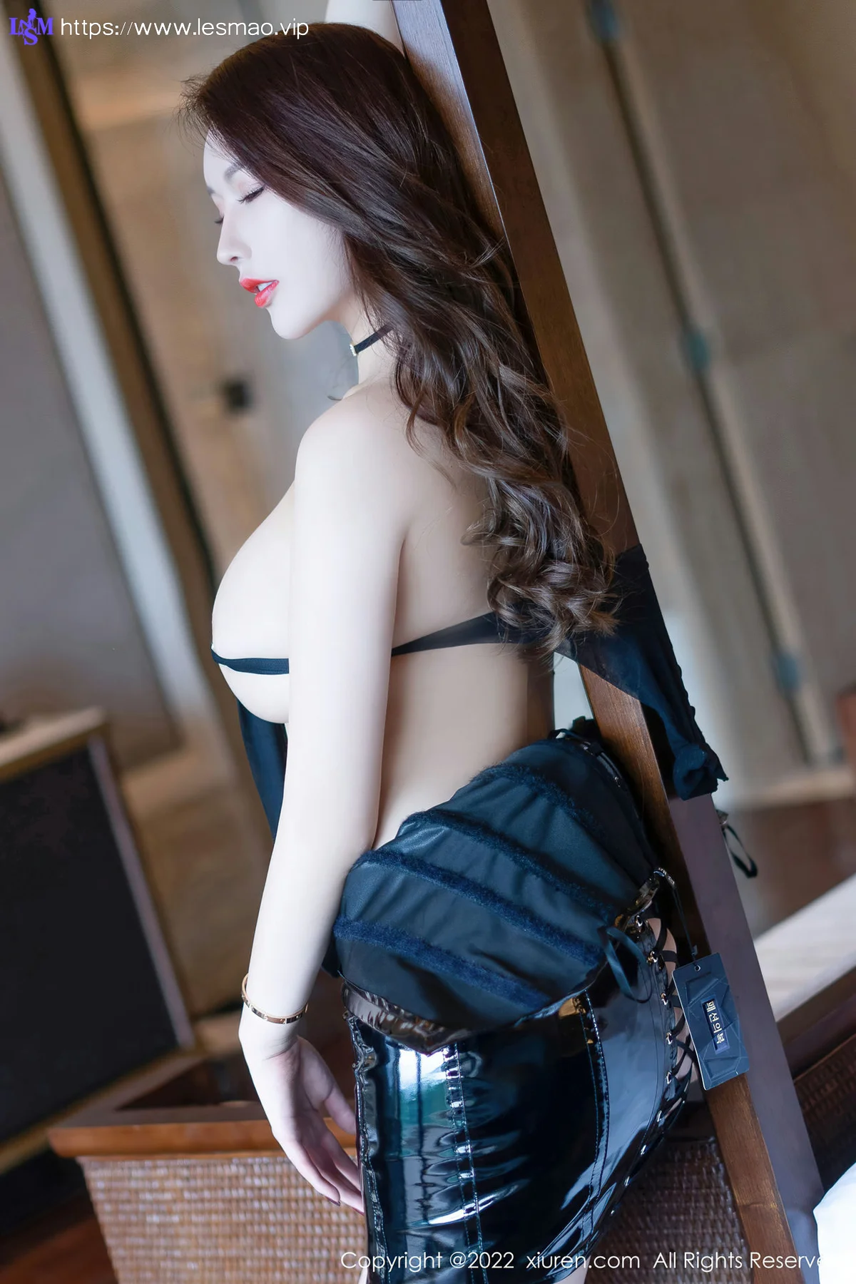 XiuRen 秀人 No.4681 皮质连衣短裙 Egg_尤妮丝 写真私房22 - 21