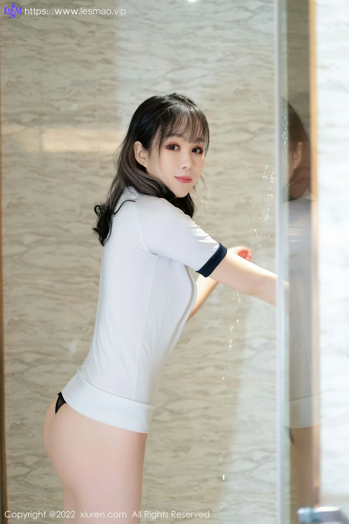 XiuRen 秀人 No.4684 白色收身上衣 杨倩倩 首套写真 - 17