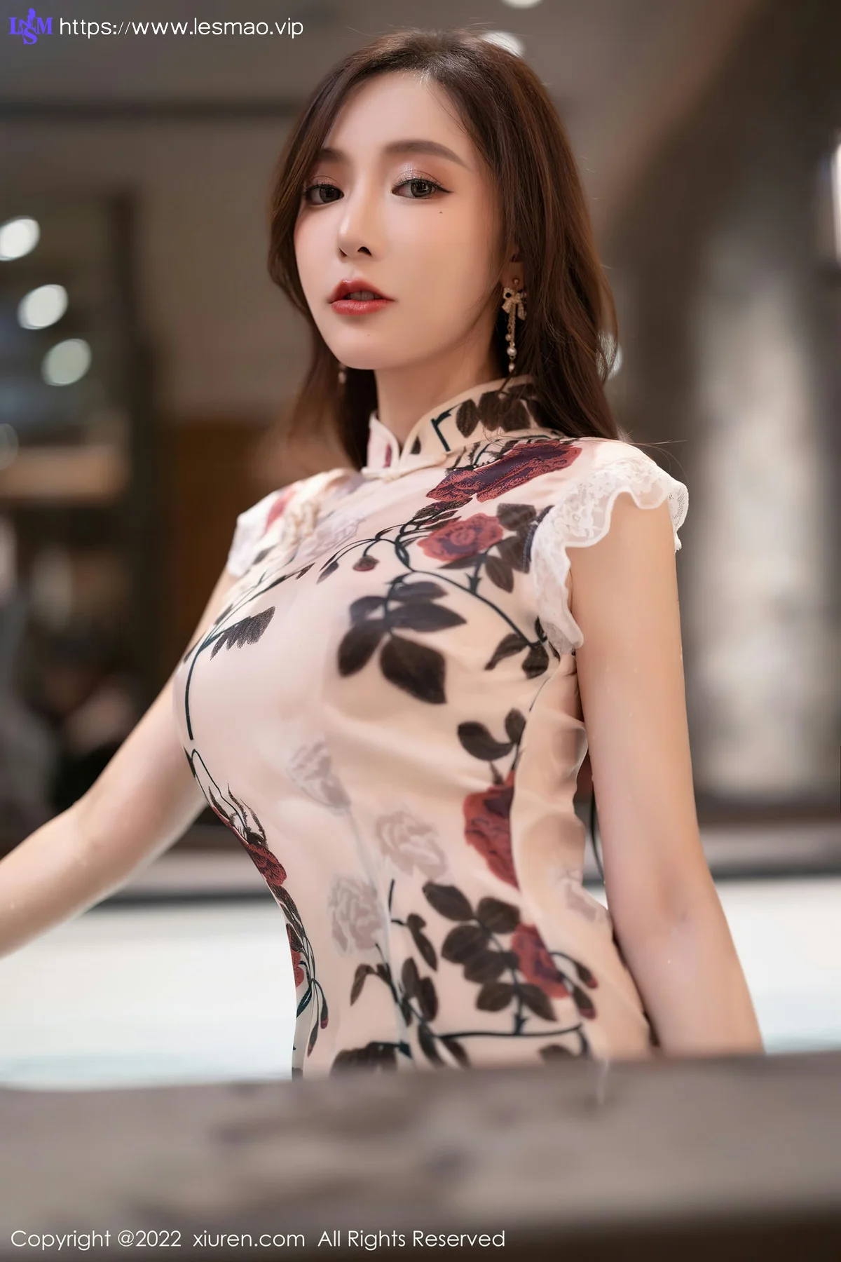 XiuRen 秀人 No.4688 花纹旗袍 王馨瑶yanni 性感写真1 - 65