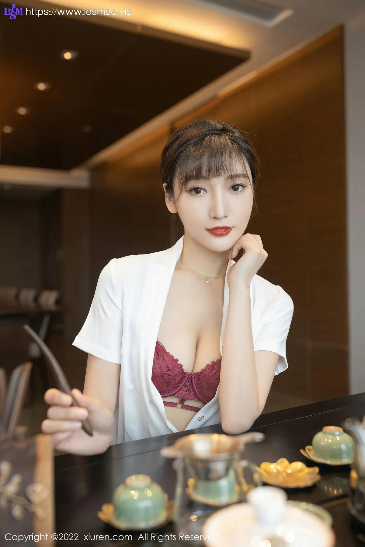 XiuRen 秀人 No.4694 角色扮演茶艺师 陆萱萱 珠三角旅拍11 - 27
