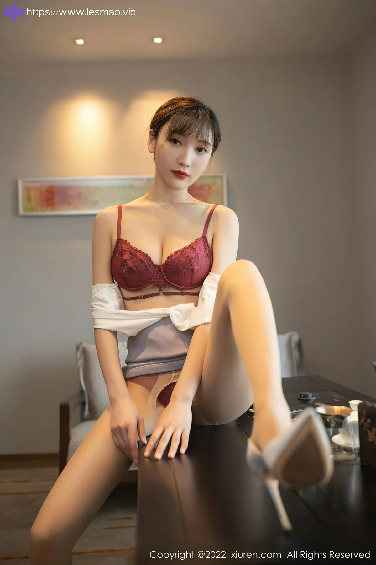 XiuRen 秀人 No.4694 角色扮演茶艺师 陆萱萱 珠三角旅拍11 - 30