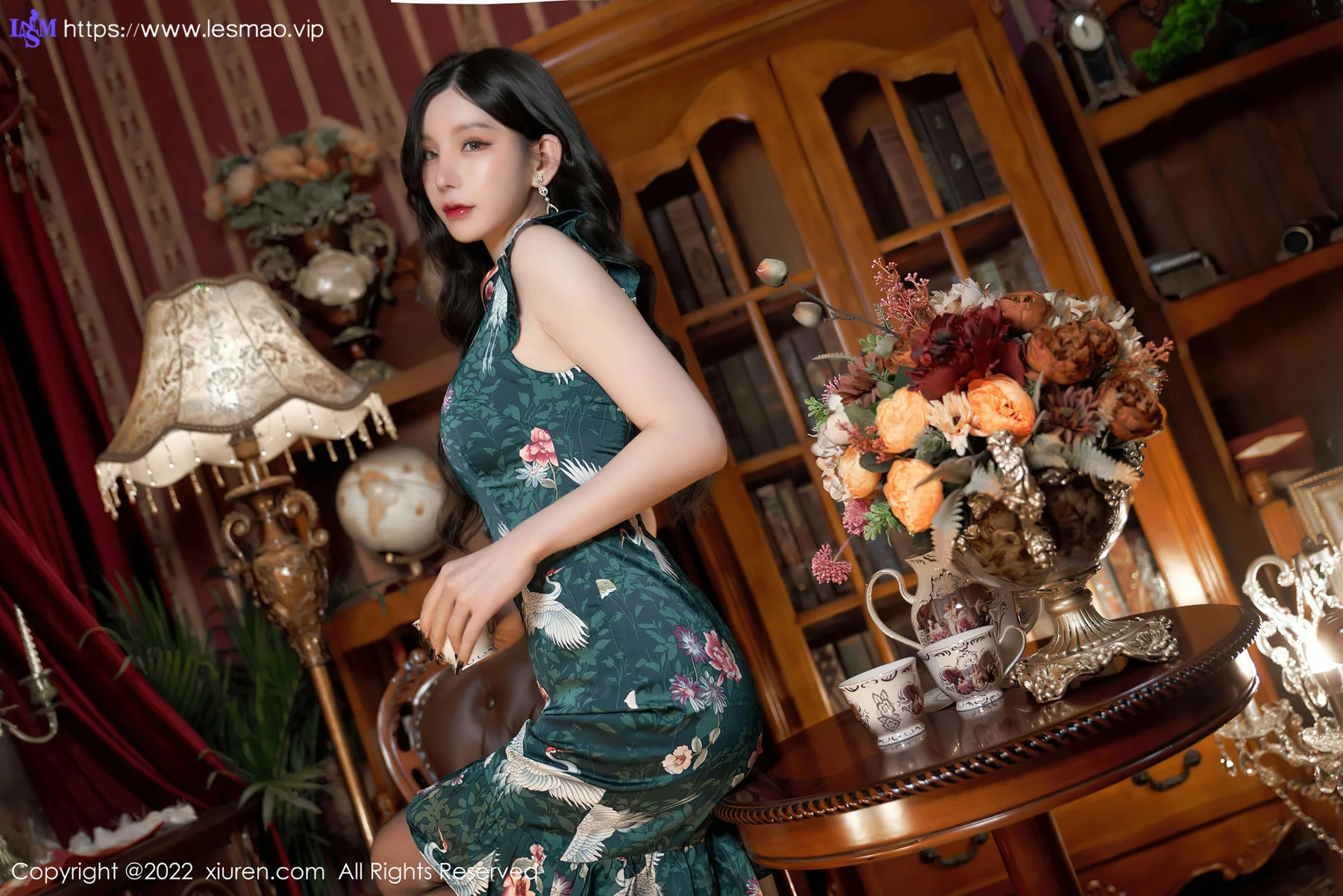 XiuRen 秀人 No.4695 图纹旗袍 周于希Sally 三亚旅拍111 - 12