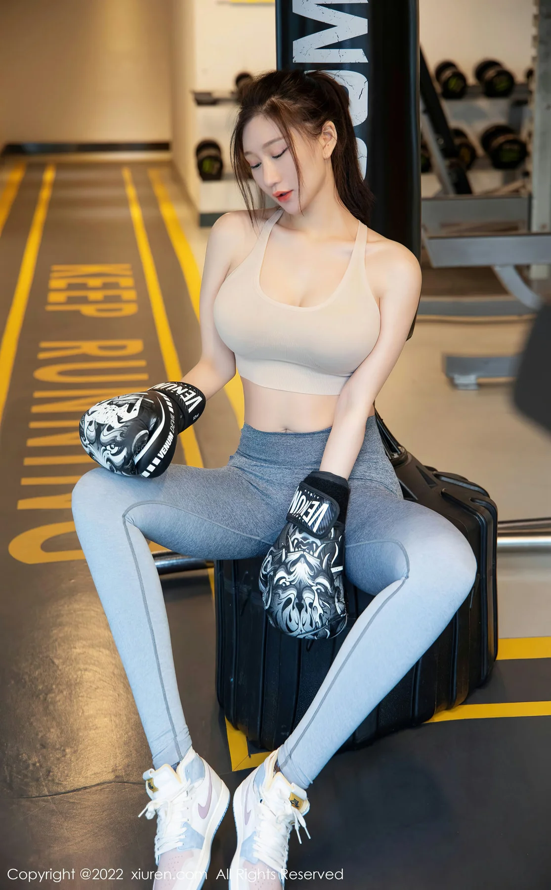 XiuRen 秀人 No.4703 健身房场景拍摄 顾乔楠Cora 性感写真111 - 46