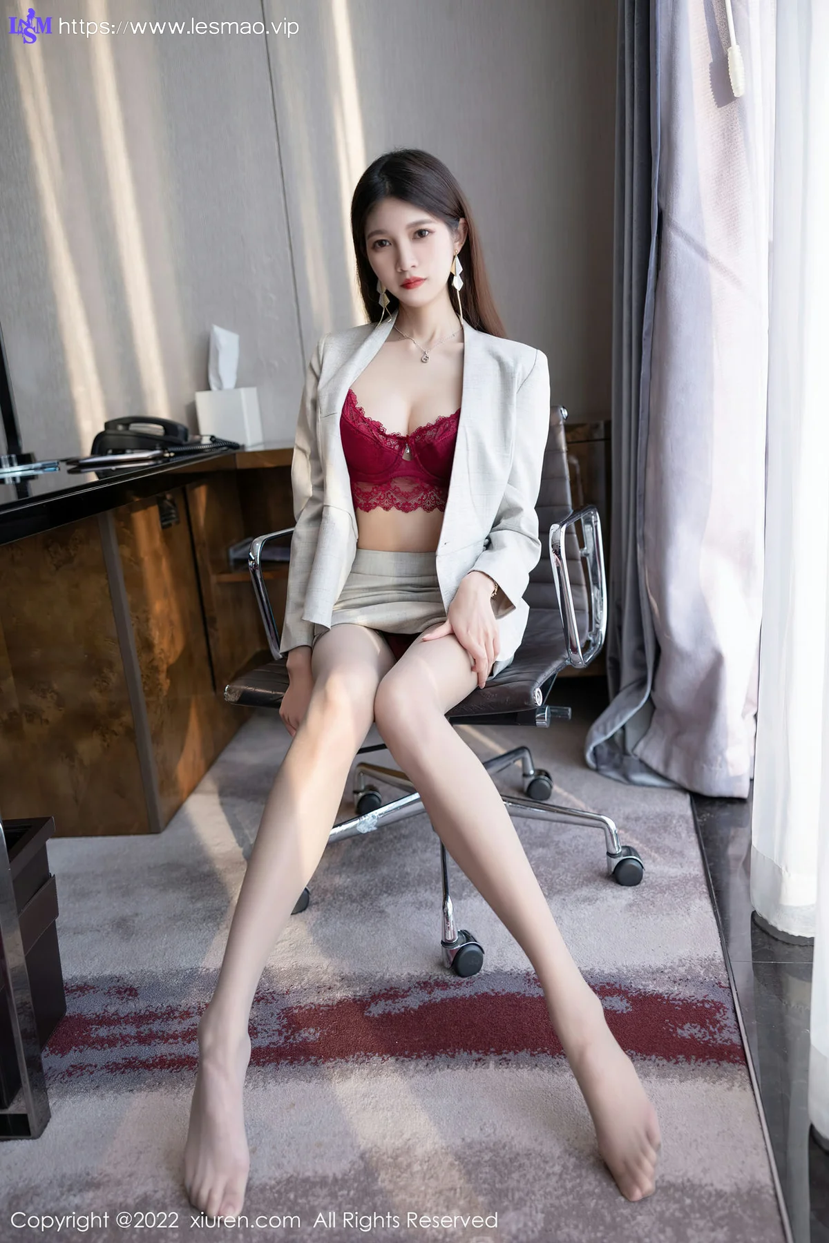 XiuRen 秀人 No.4713 简约灰色制服 程程程- 性感写真3 - 41