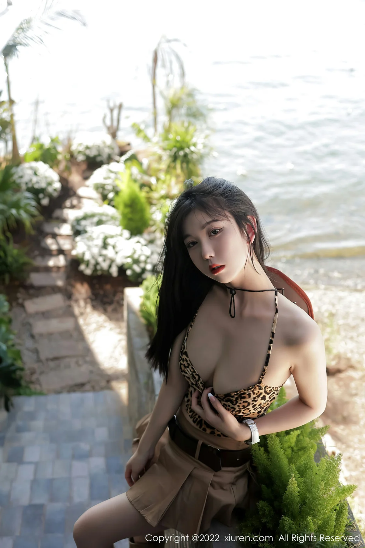 XiuRen 秀人 No.4715 美腿短裙 李雅柔182CM 大理旅拍 - 33