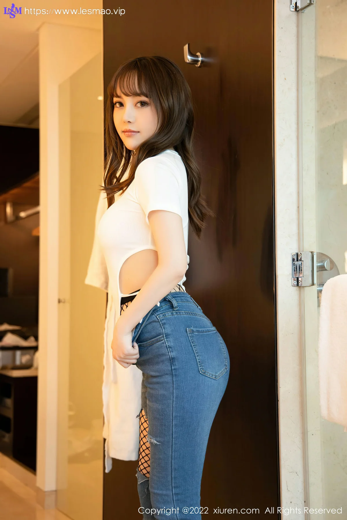 XiuRen 秀人 No.4729 轻透收身上衣 豆瓣酱 性感写真1 - 11