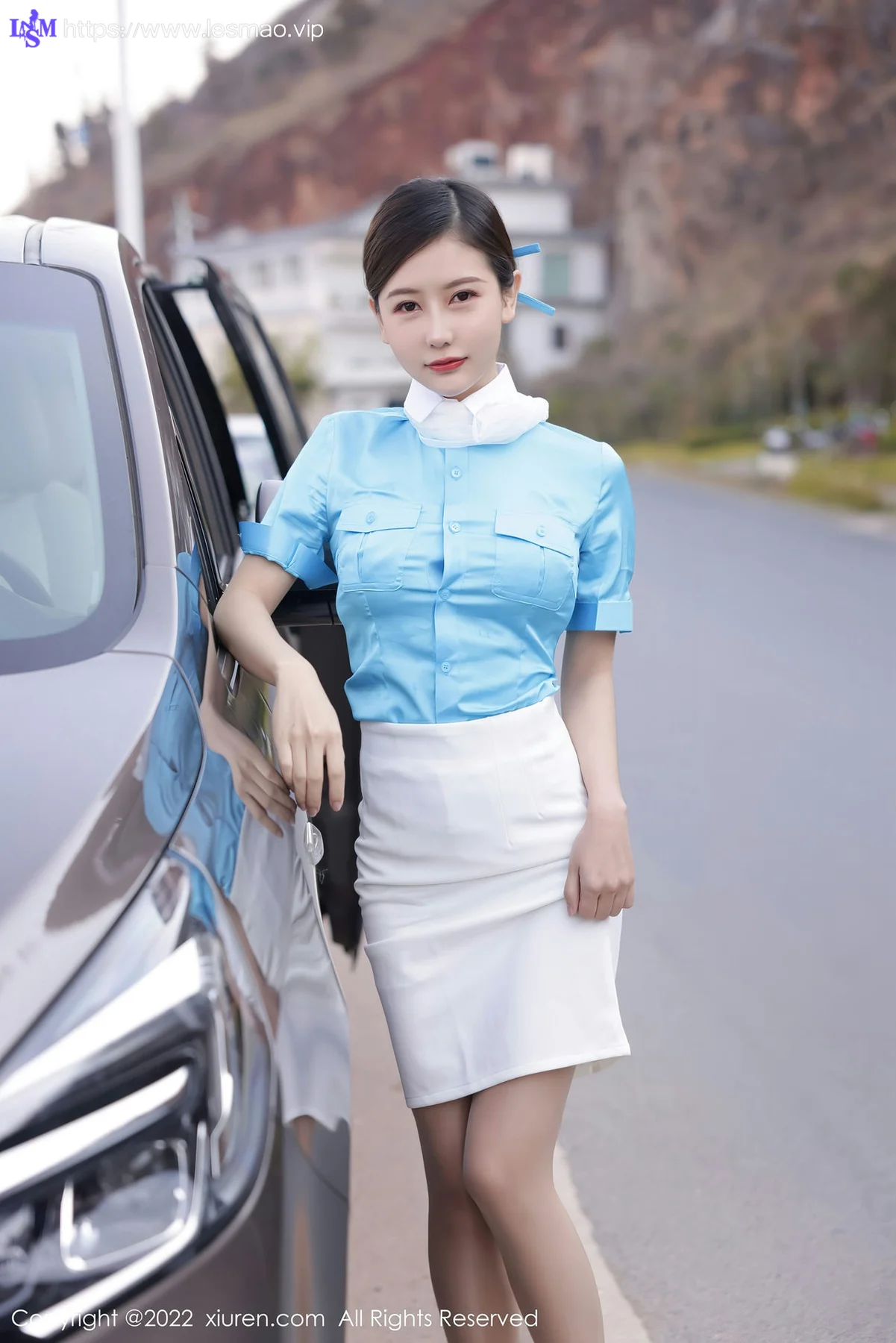 XiuRen 秀人 No.4730 空姐制服诱惑 尹甜甜 大理旅拍22 - 15
