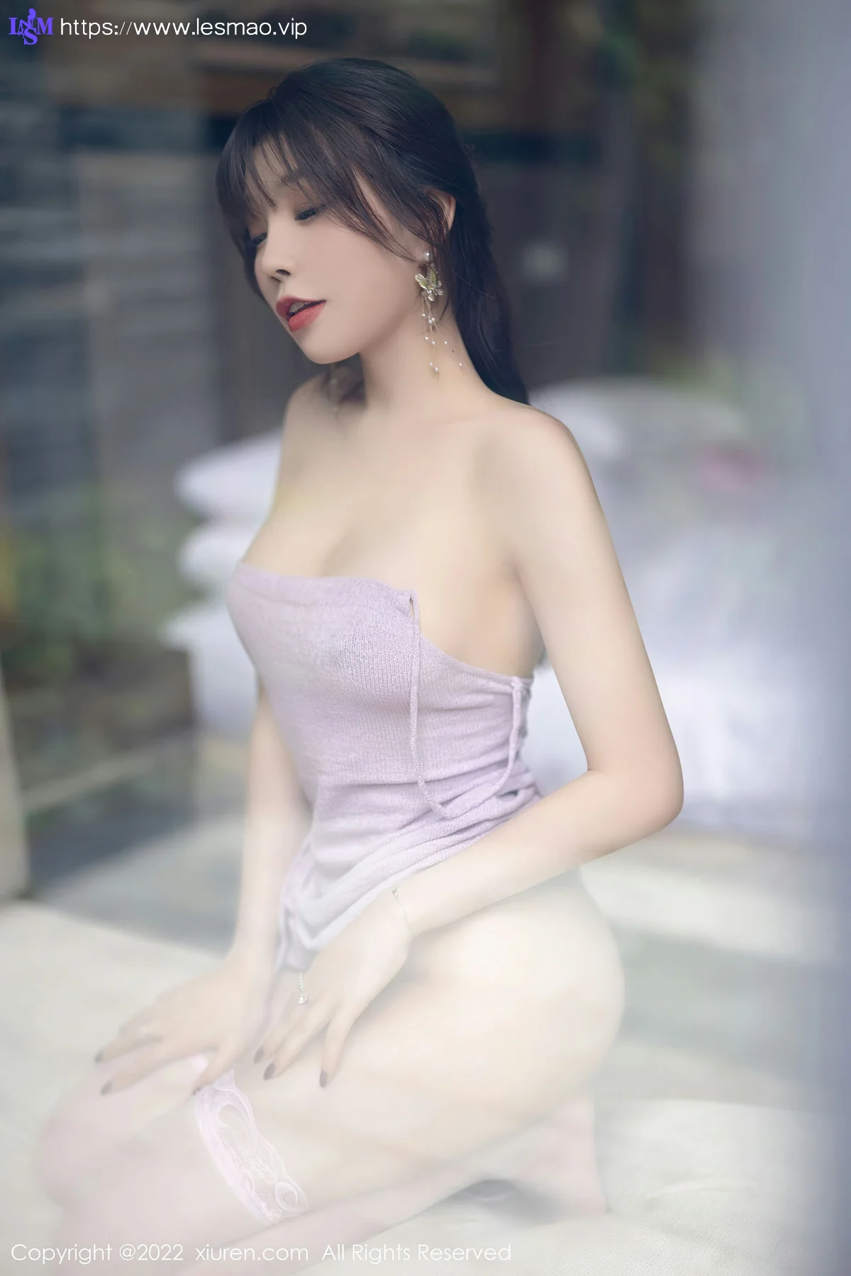 XiuRen 秀人 No.4734 紫色长裙 芝芝Booty 性感写真1 - 65