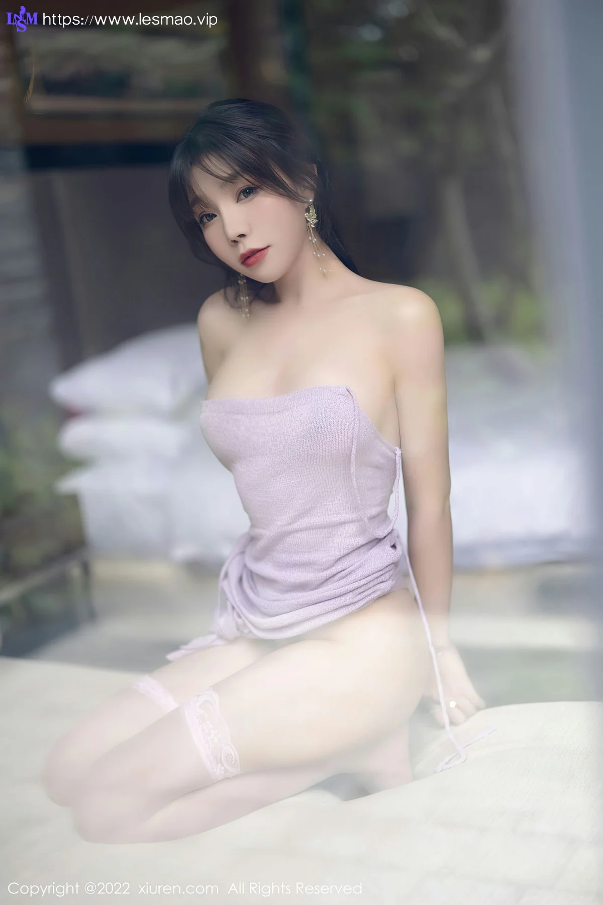 XiuRen 秀人 No.4734 紫色长裙 芝芝Booty 性感写真1 - 66