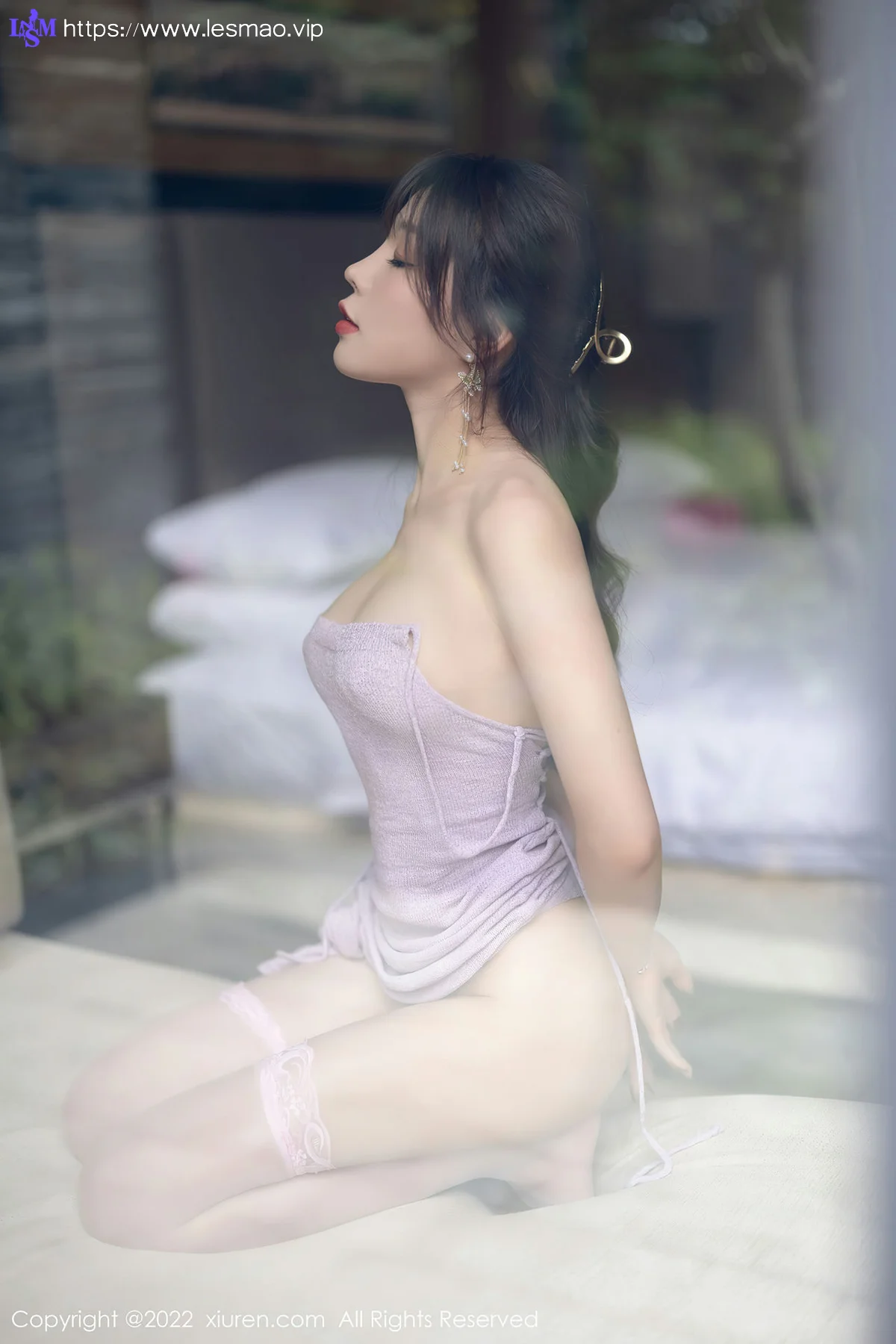 XiuRen 秀人 No.4734 紫色长裙 芝芝Booty 性感写真1 - 67
